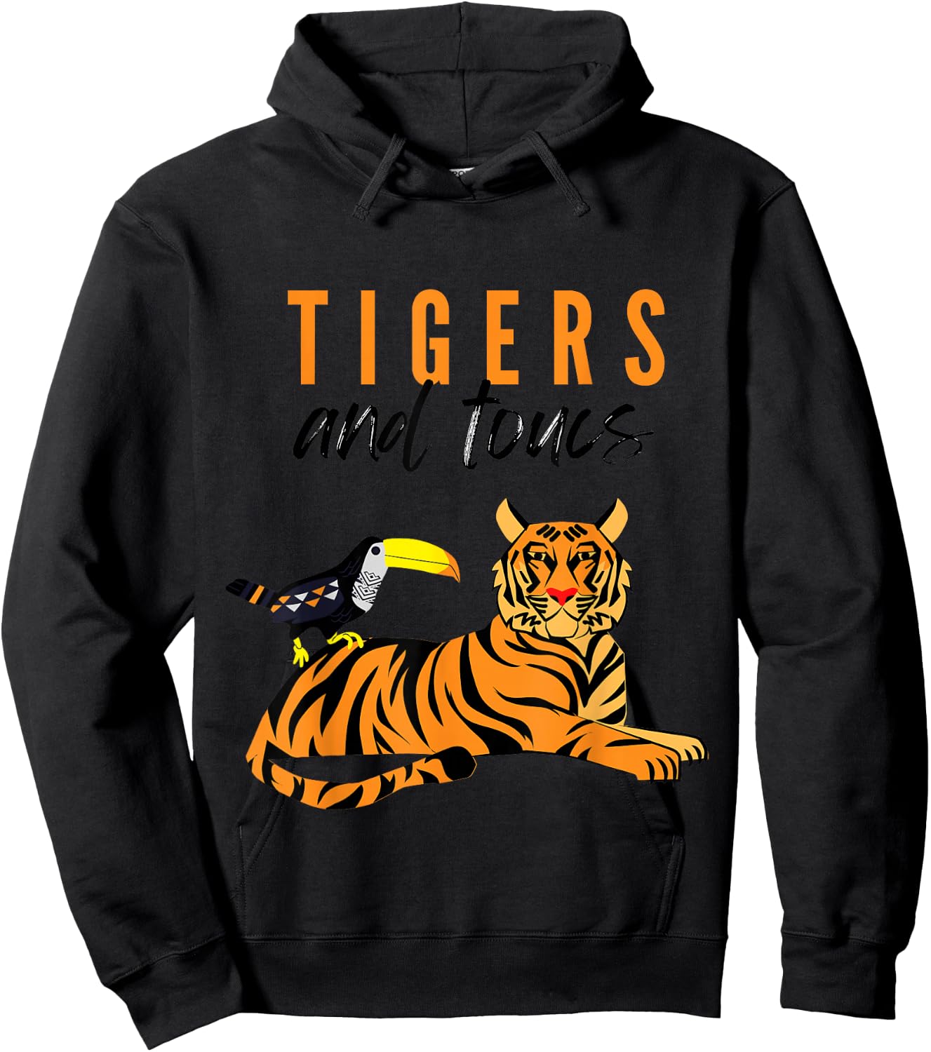 Tigers and Toucs Hoodie - Hoodie | Black