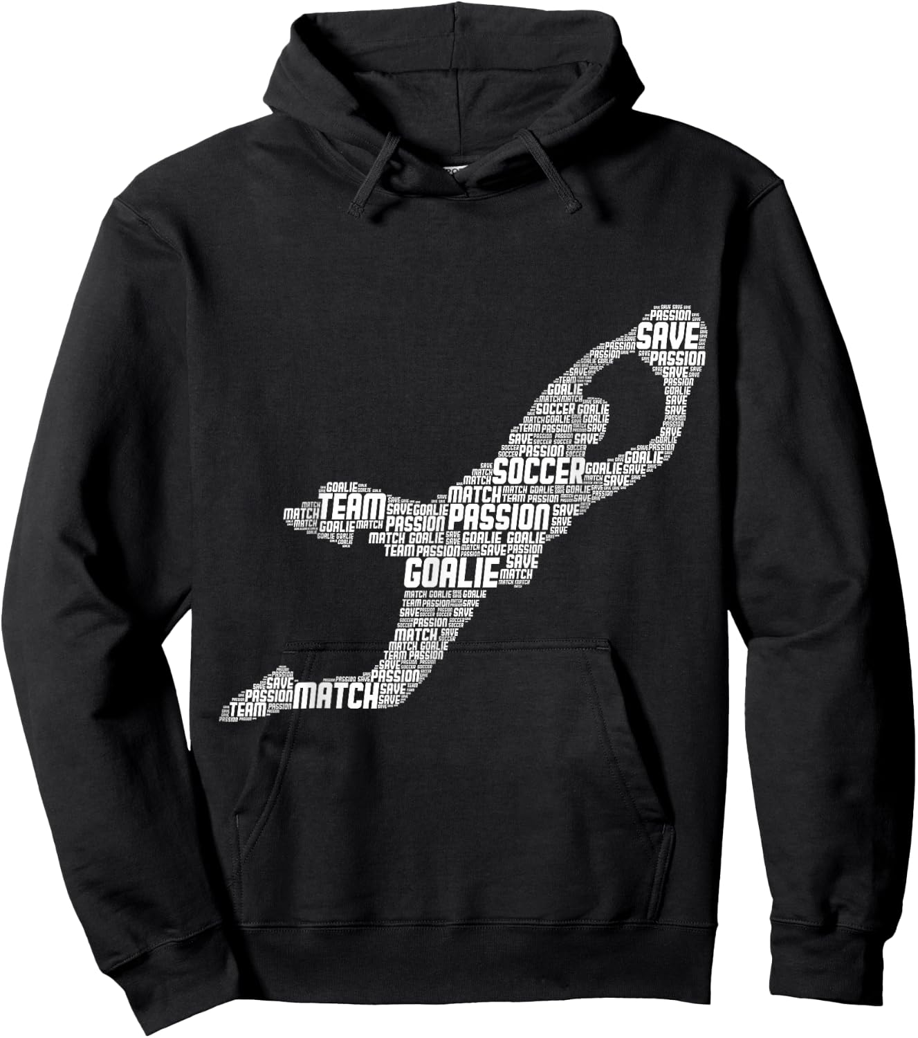 Soccer Goalie Goalkeeper Men Kids Boys Youth Hoodie - Hoodie | Black
