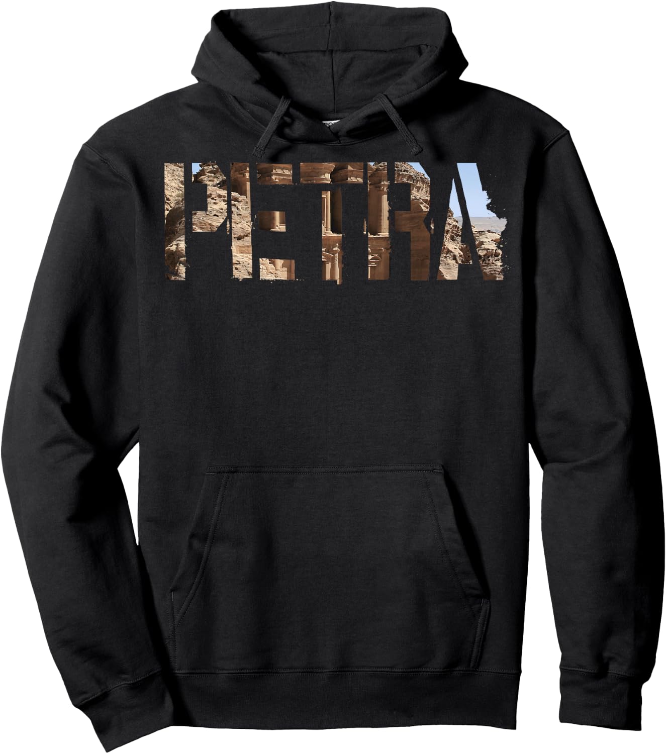 Petra City Jordan souvenir gift women Hoodie - Hoodie | Black