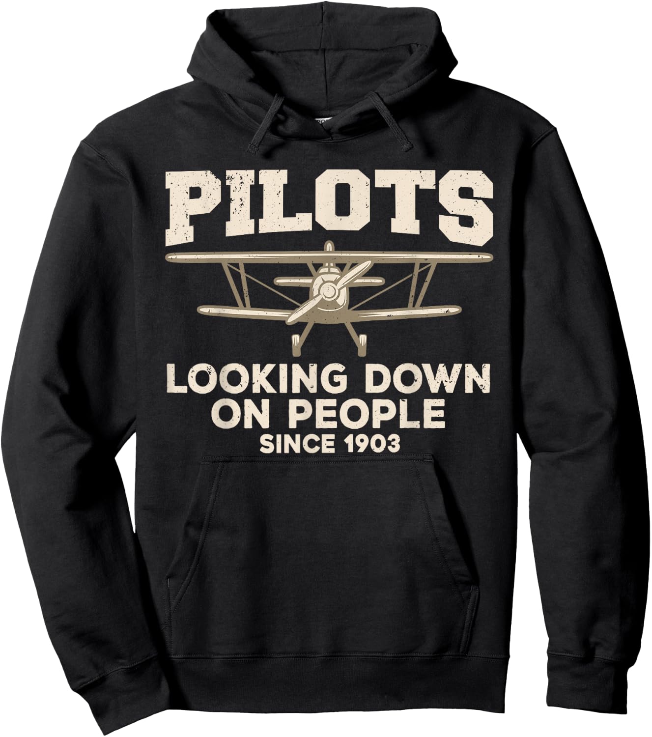 Cool Pilot Women Aircraft Pilot Airplane Flying Hoodie - Hoodie | Black