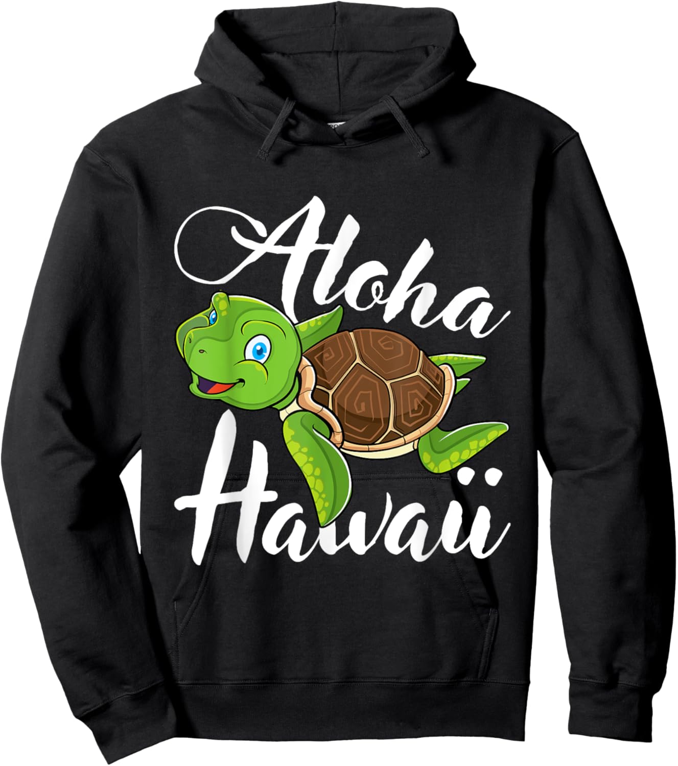 Aloha Hawaii Sea Turtle Save The Turtles Ocean Animal Hoodie - Hoodie | Black