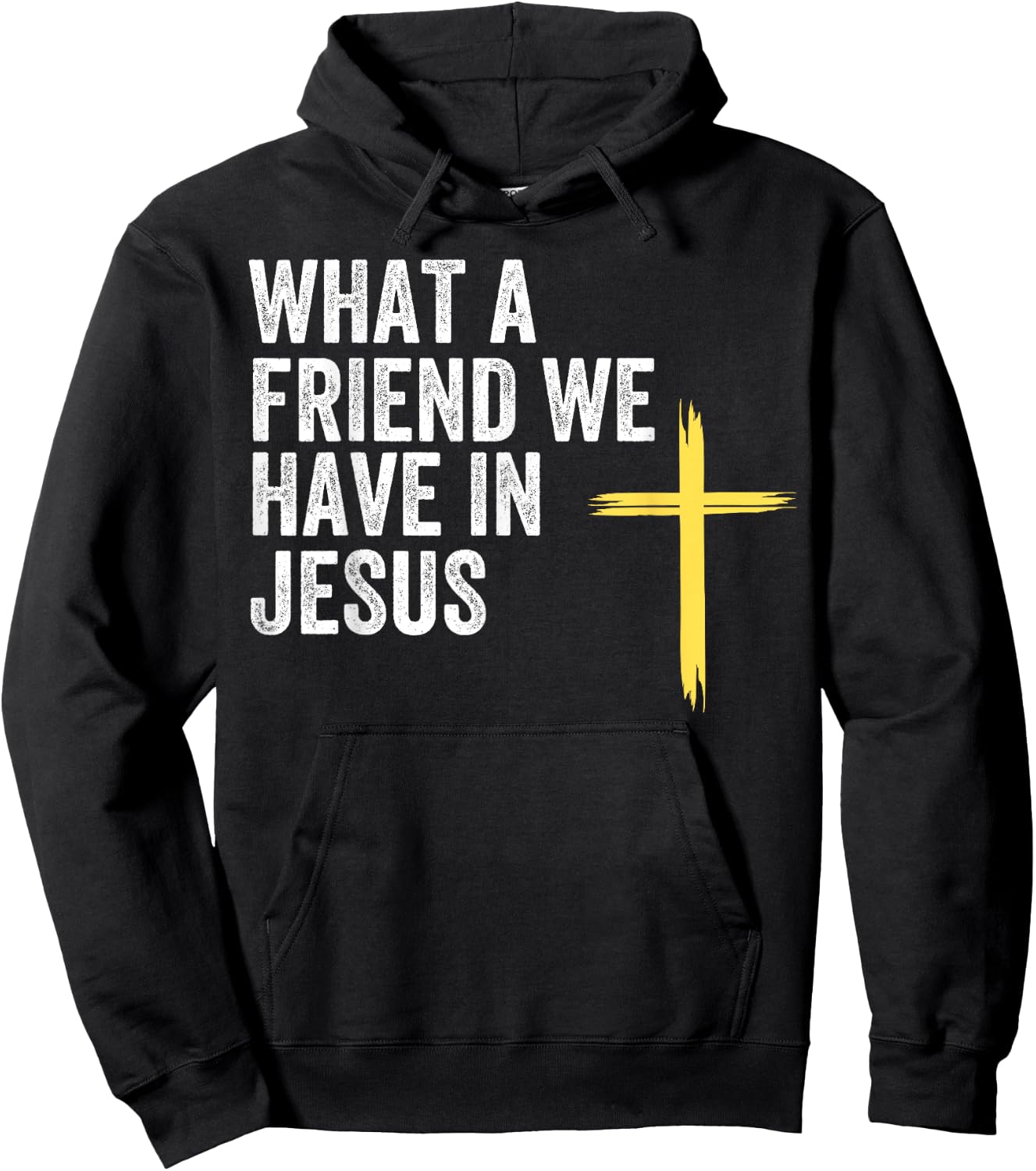 What A Friend We Have In Jesus, Christian Faith, Devotion Hoodie - Hoodie | Black