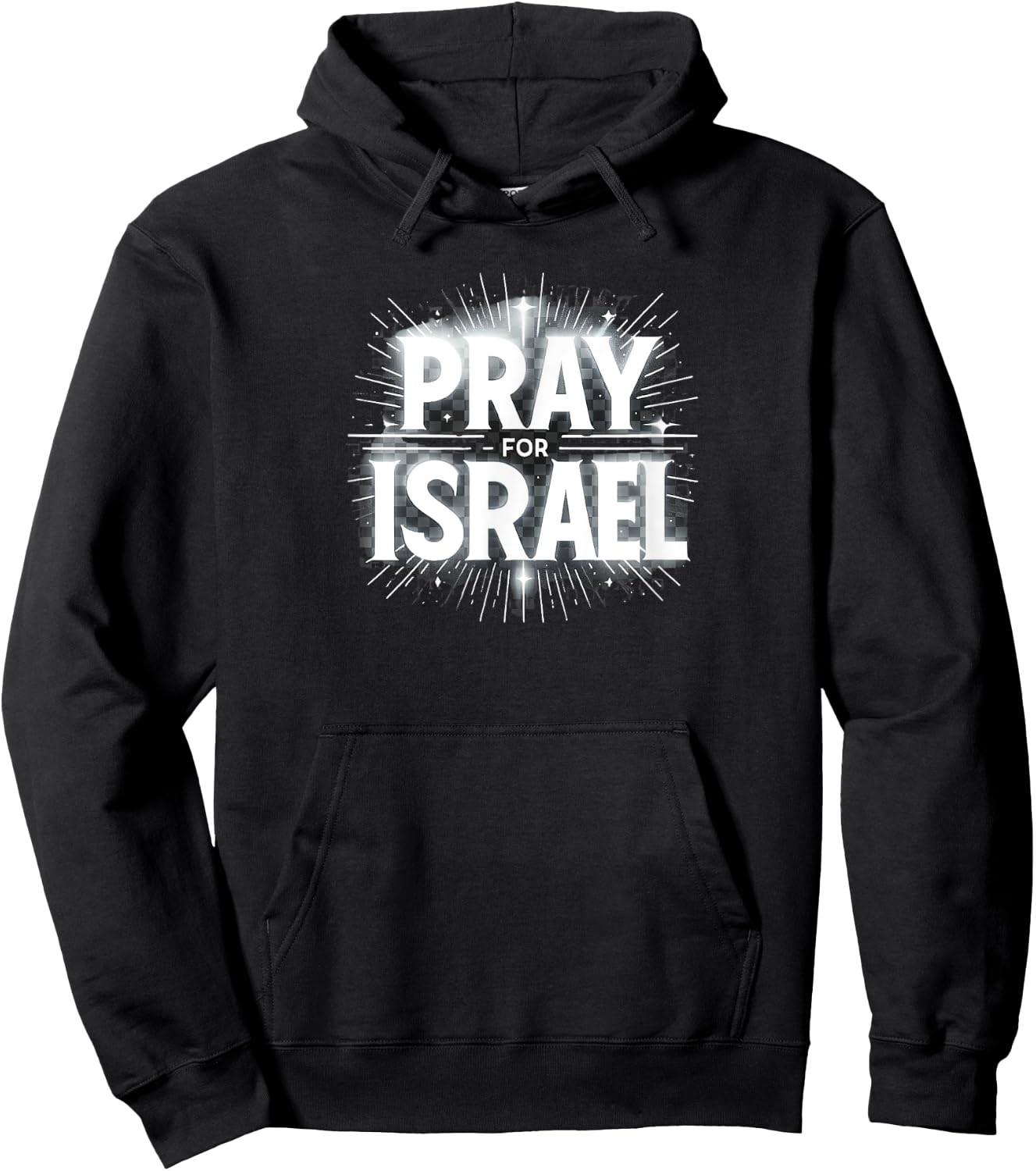 Pray for Israel Hoodie - Hoodie | Black
