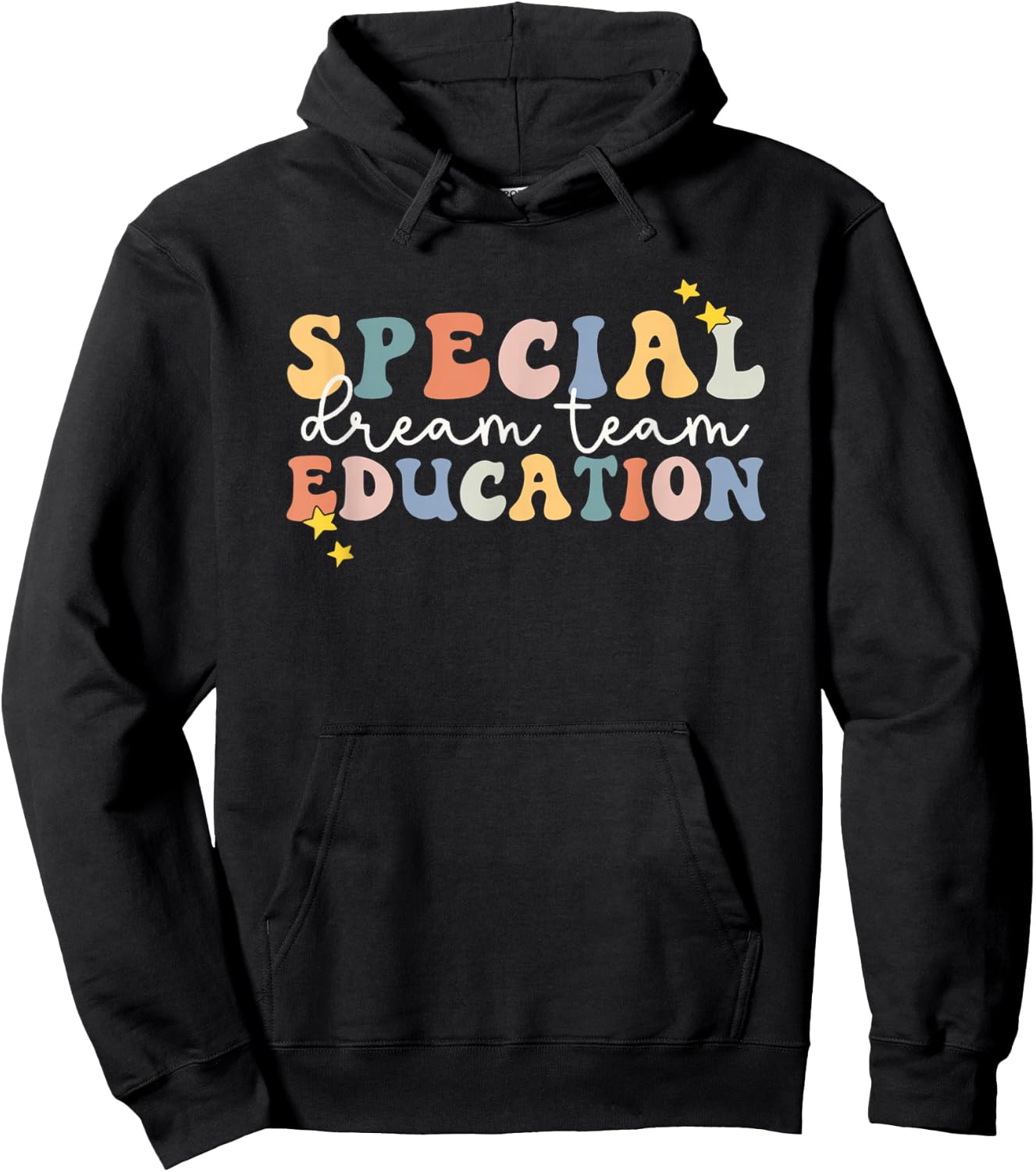 Special Education Dream Team Retro Back To School Hoodie - Hoodie | Black