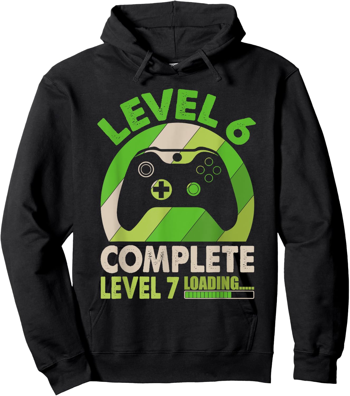 Level 6 Complete Level 7 Loading - 6th Wedding Anniversary Hoodie - Hoodie | Black