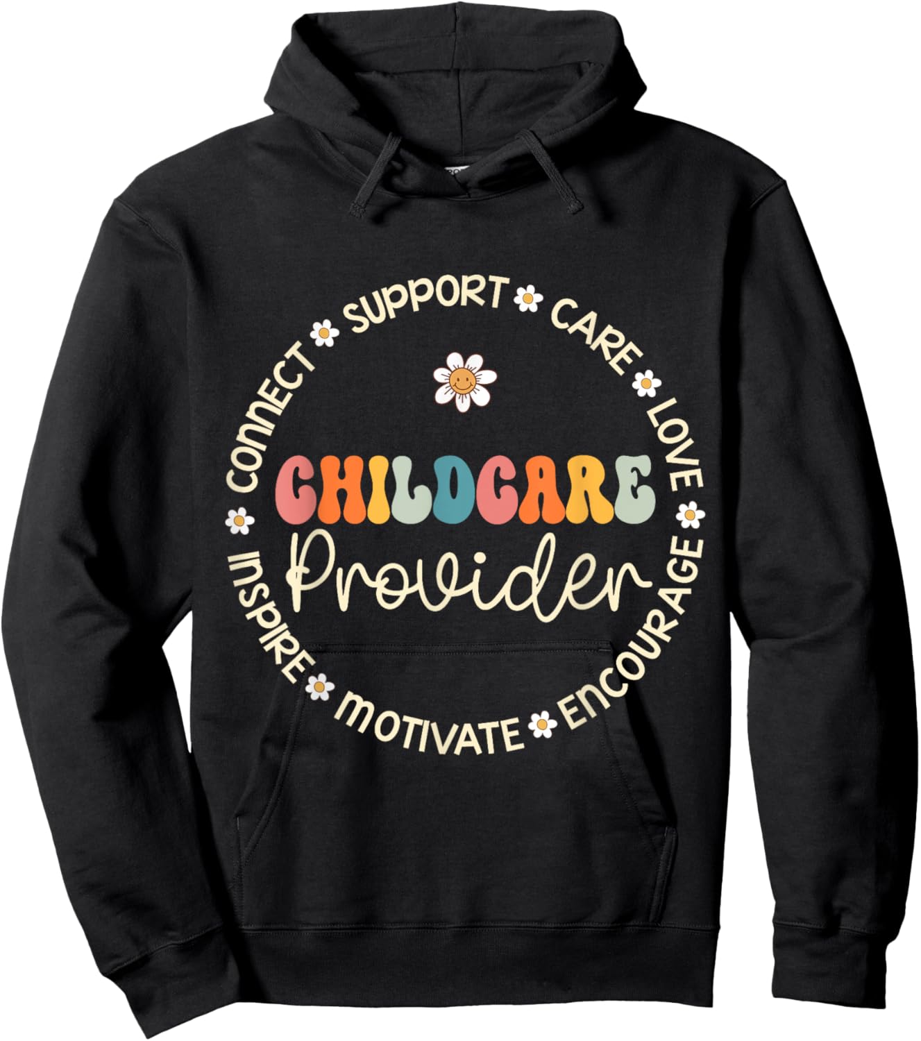 Childcare Provider Appreciation Week Back to School Hoodie - Hoodie | Black