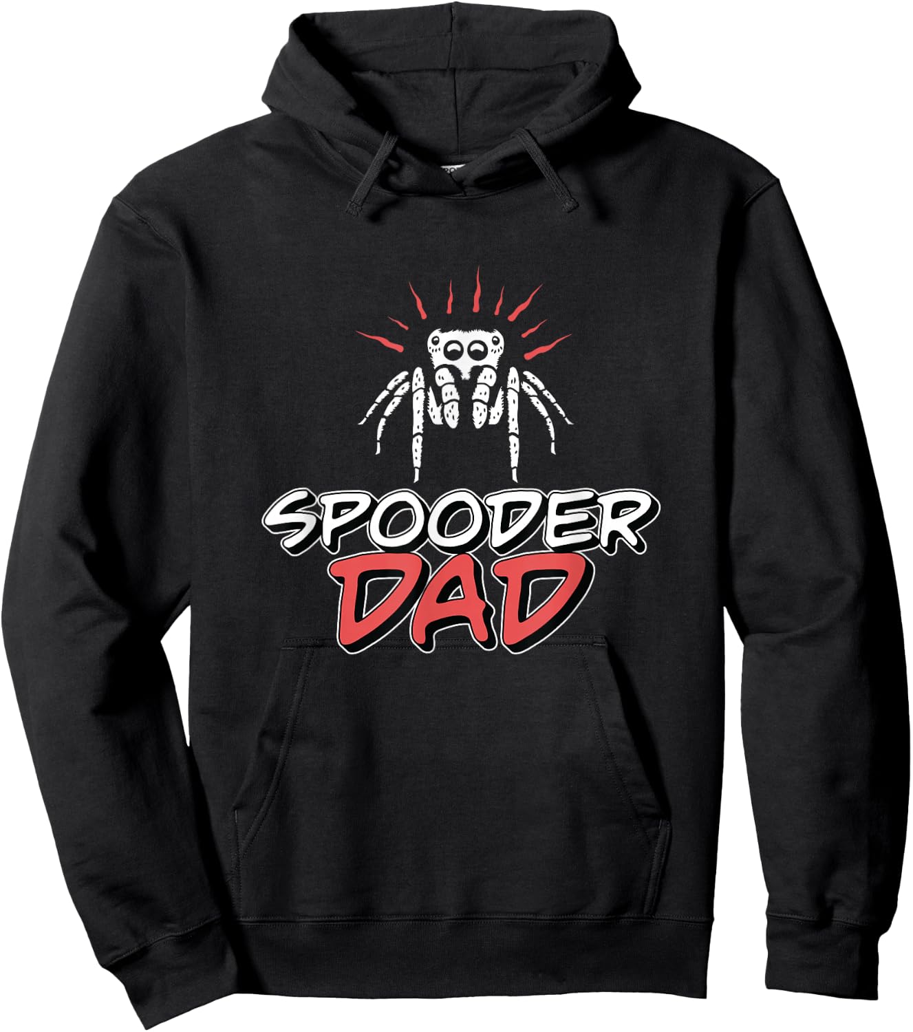 Awesome Jumping Spider Dad For A Salticidae Spood Pet Owner Hoodie - Hoodie | Black
