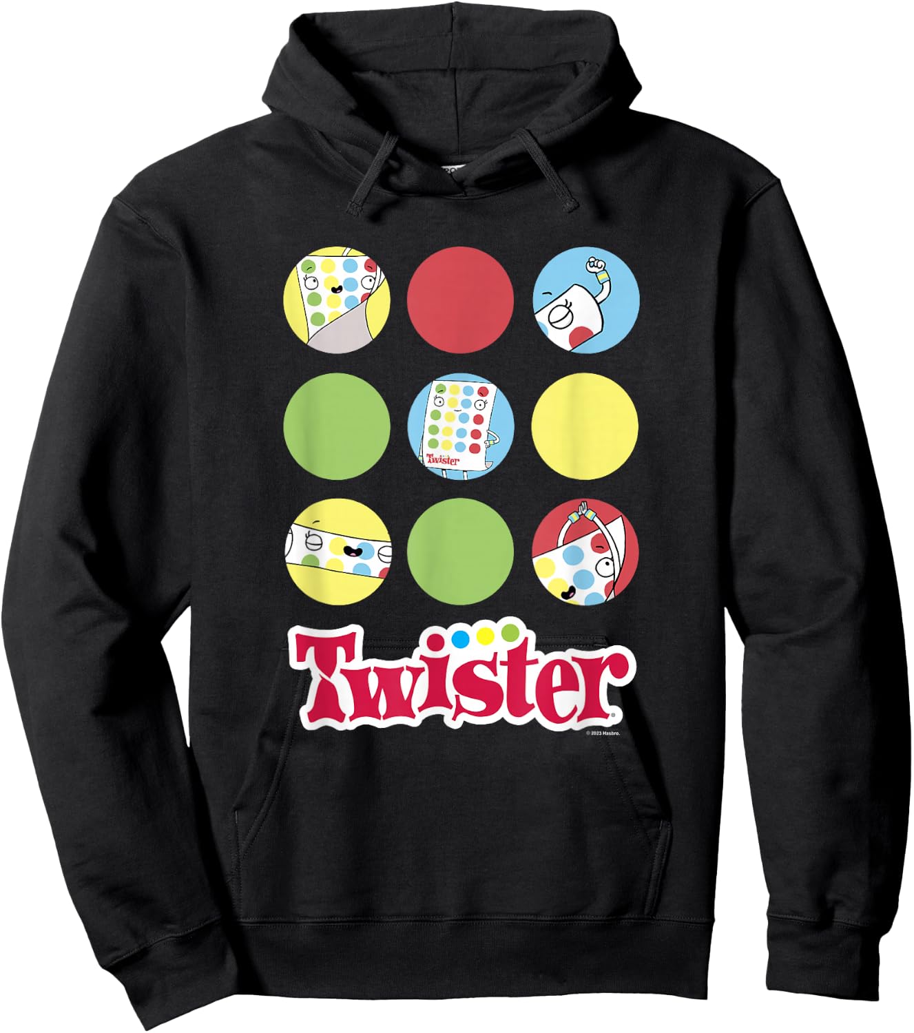 Twister Vintage Retro Classic Game Instruction Panel Hoodie - Hoodie | Black