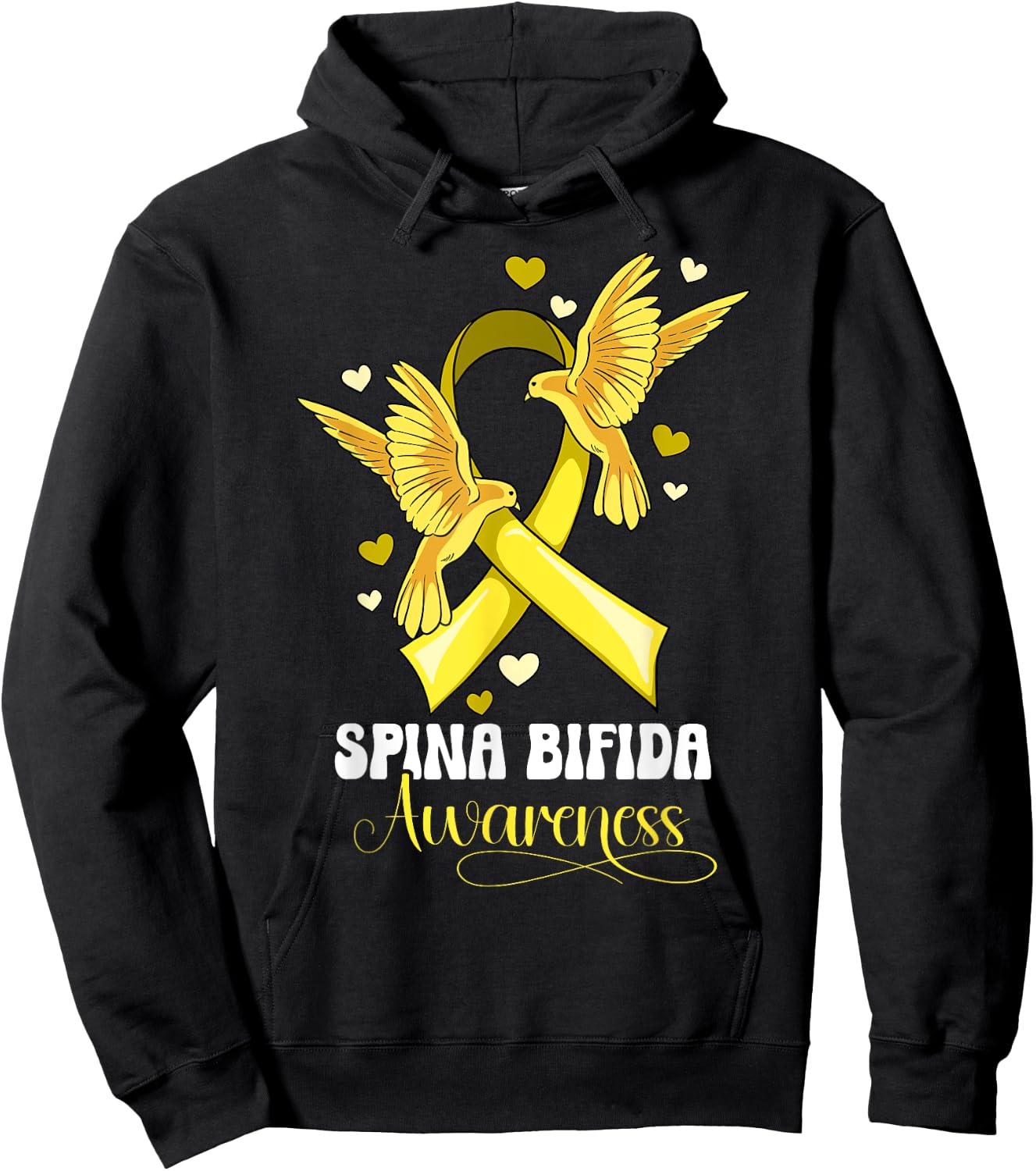 Spina Bifida Awareness Hoodie - Hoodie | Black