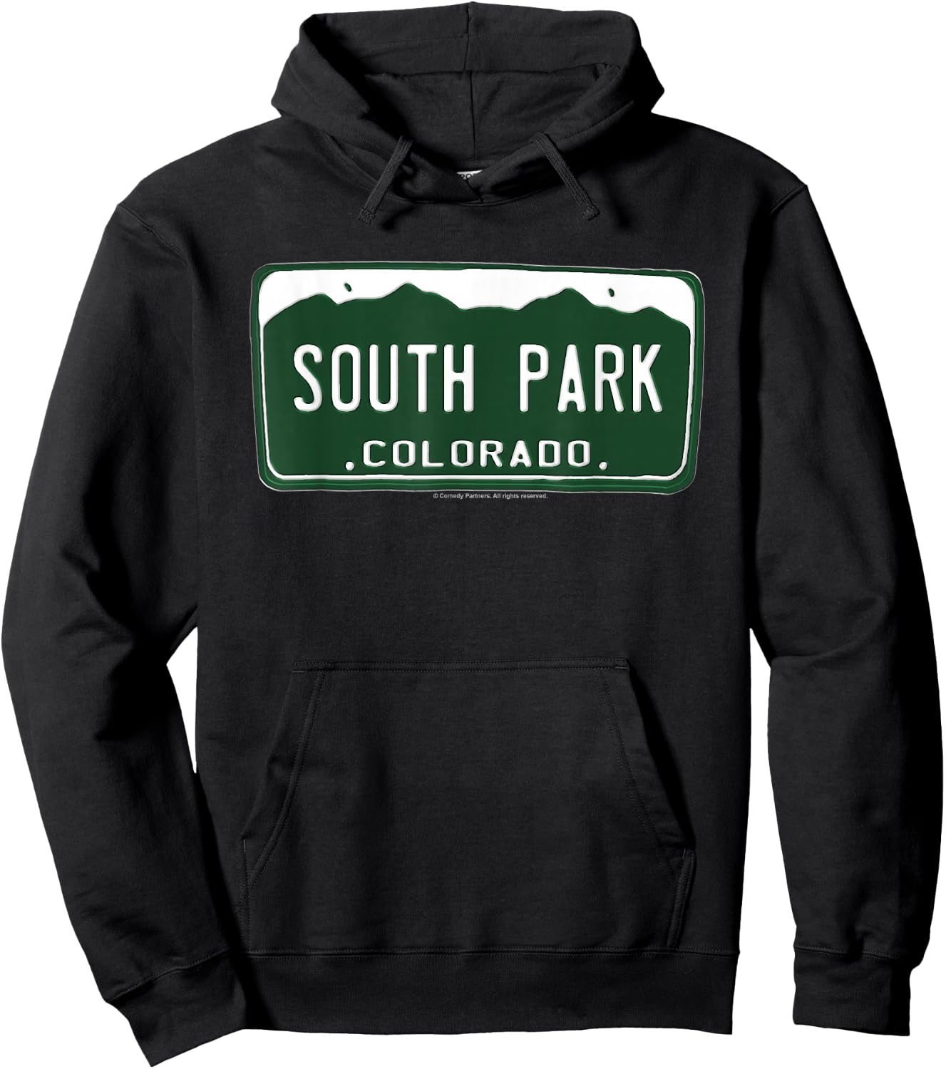 South Park License Plate Hoodie - Hoodie | Black