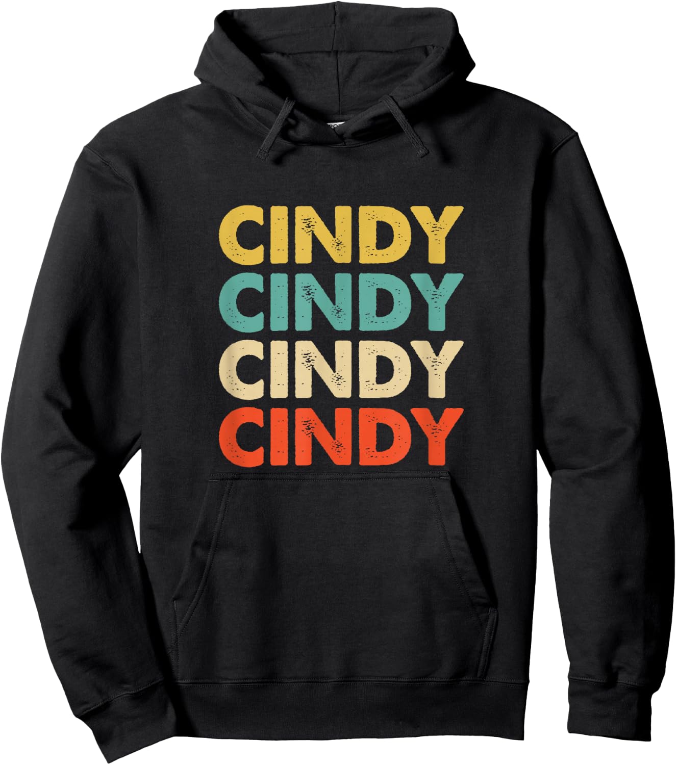 Cindy Name Hoodie - Hoodie | Black