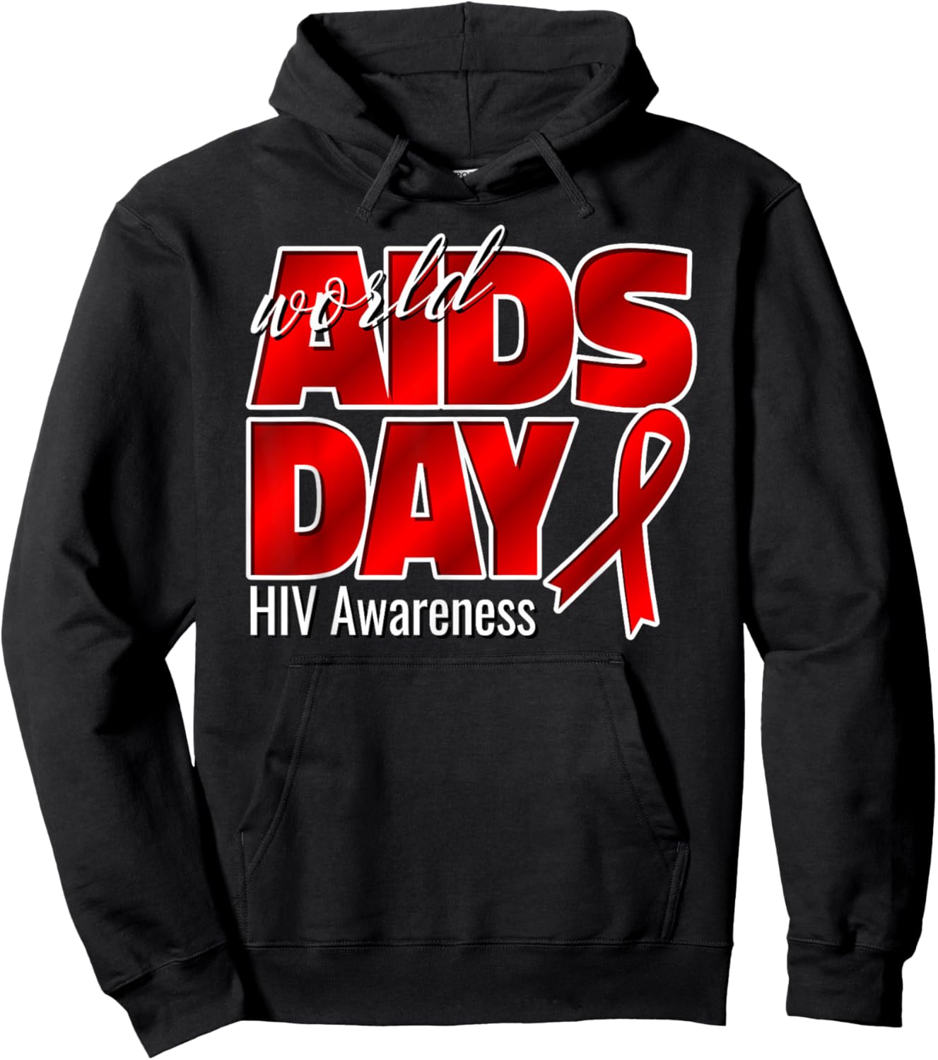 World AIDS Day 2025 Hoodie - Hoodie | Black