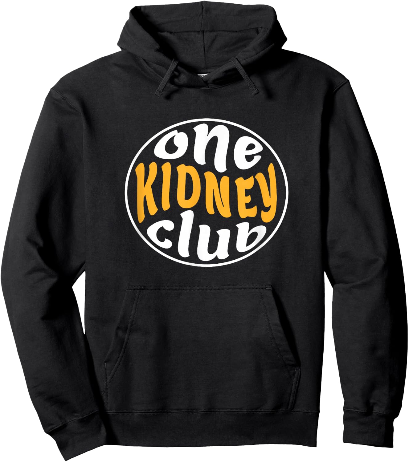 One Kidney Club, Proud Kidney Donor Hoodie - Hoodie | Black