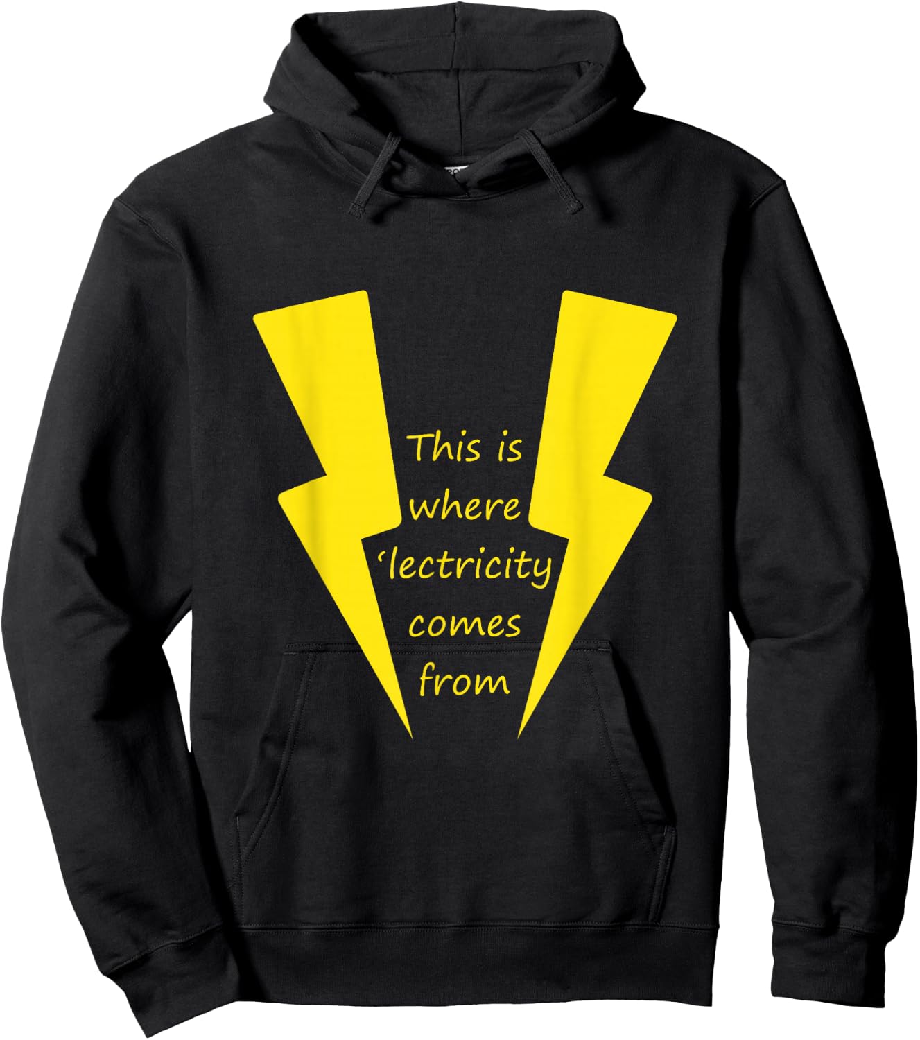 Steve Stifler - This is Where the 'lectricity comes from Hoodie - Hoodie | Black