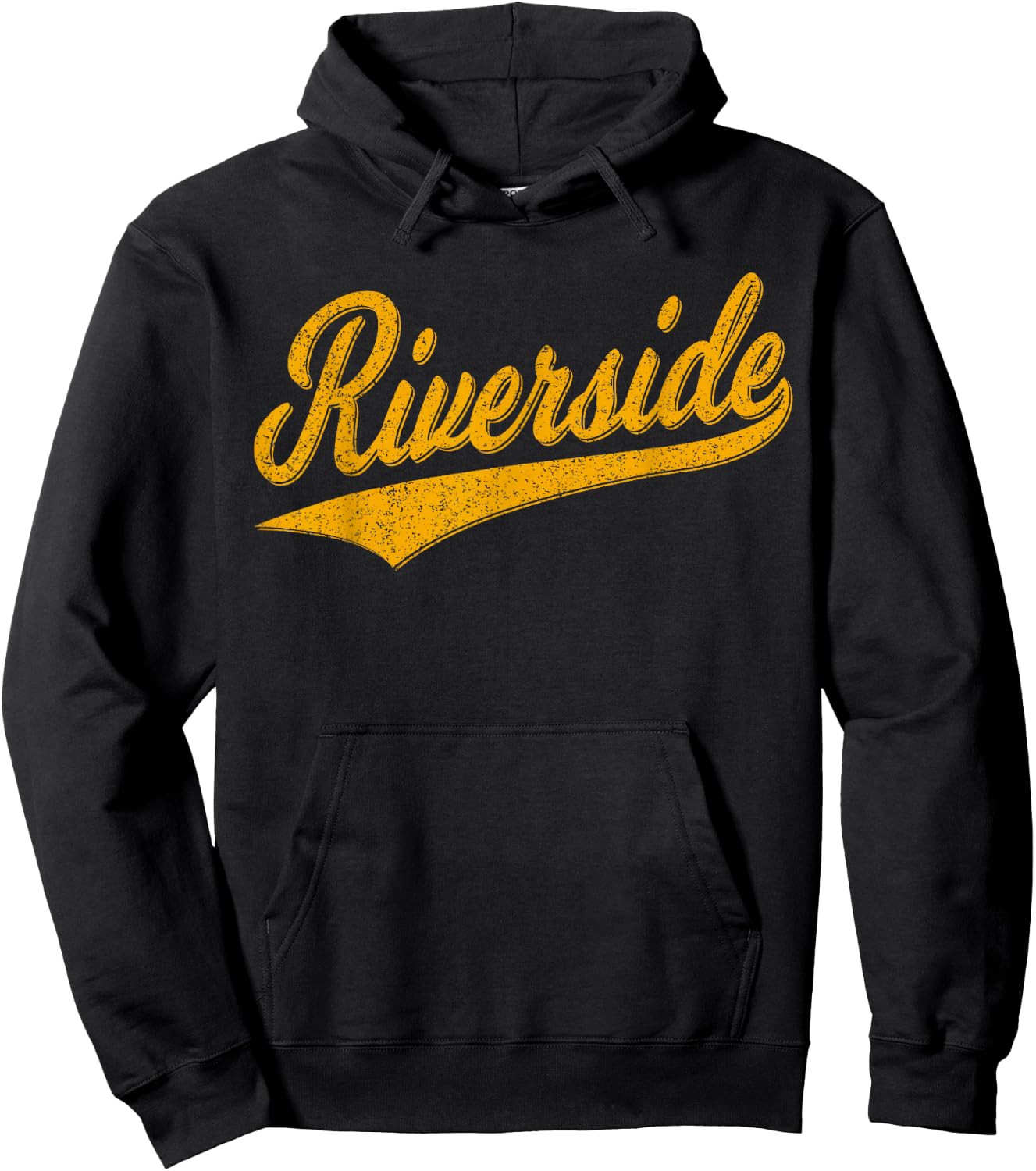 Riverside California Varsity Script Classic Sports Jersey Hoodie - Hoodie | Black