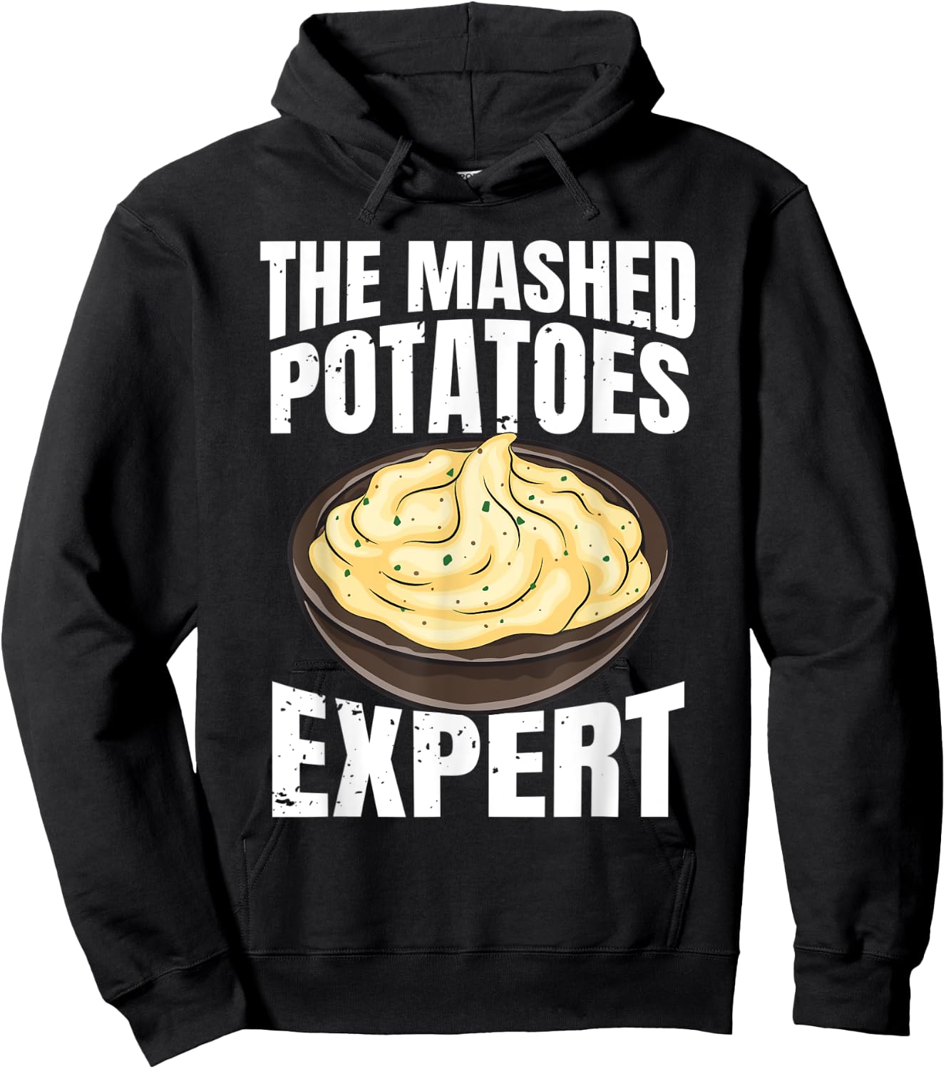 Mashed Potatoes Expert Potato Lover Hoodie - Hoodie | Black