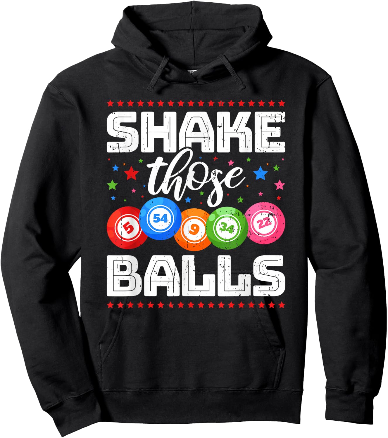 Bingo Shake Those Balls Bingo Player Hoodie - Hoodie | Black
