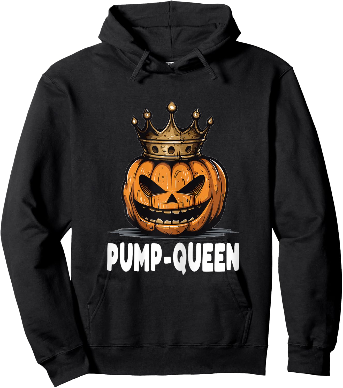 Pump Queen Couple Matching Halloween Outfits Hoodie - Hoodie | Black