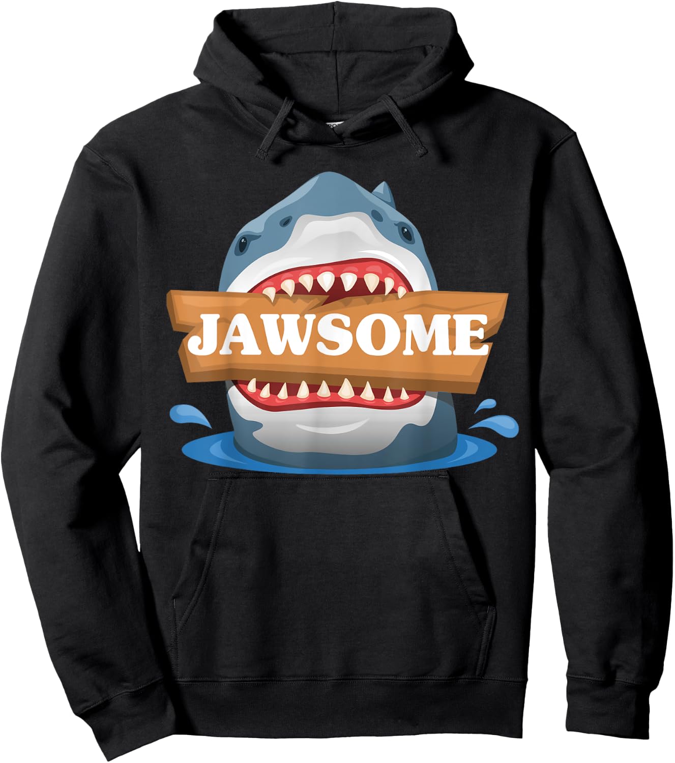 Awesome Shark Costume - Funny Jawsome Shark party Vacation Hoodie - Hoodie | Black