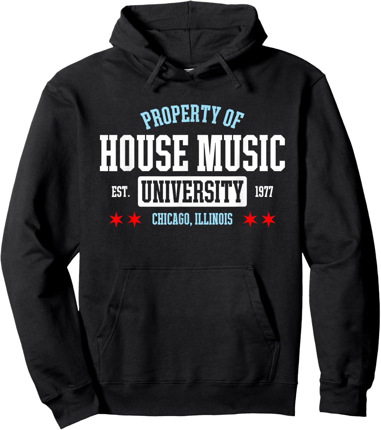 Chicago House Music DJ EDM Hoodie - Hoodie | Black
