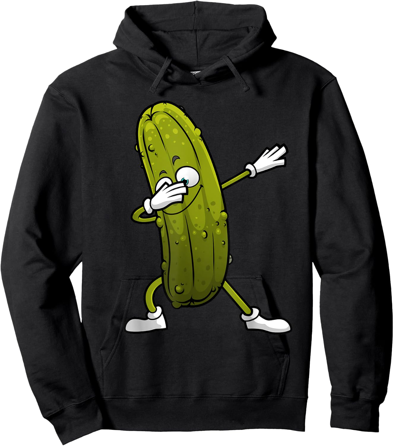 Funny Pickle Women Dill Pickle Dabbing Cucumber Keto Hoodie - Hoodie | Black