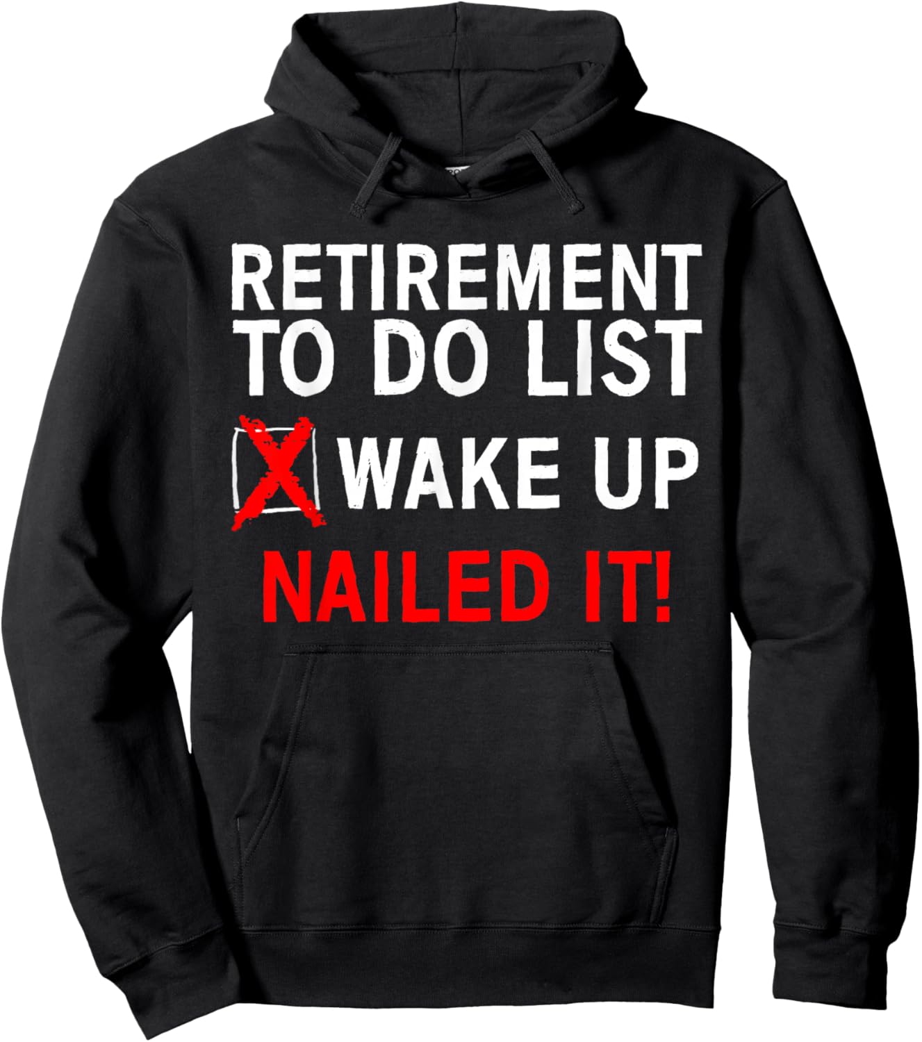 Cool Retirement Art Women Retired to Do List Retiree Small Hoodie - Hoodie | Black