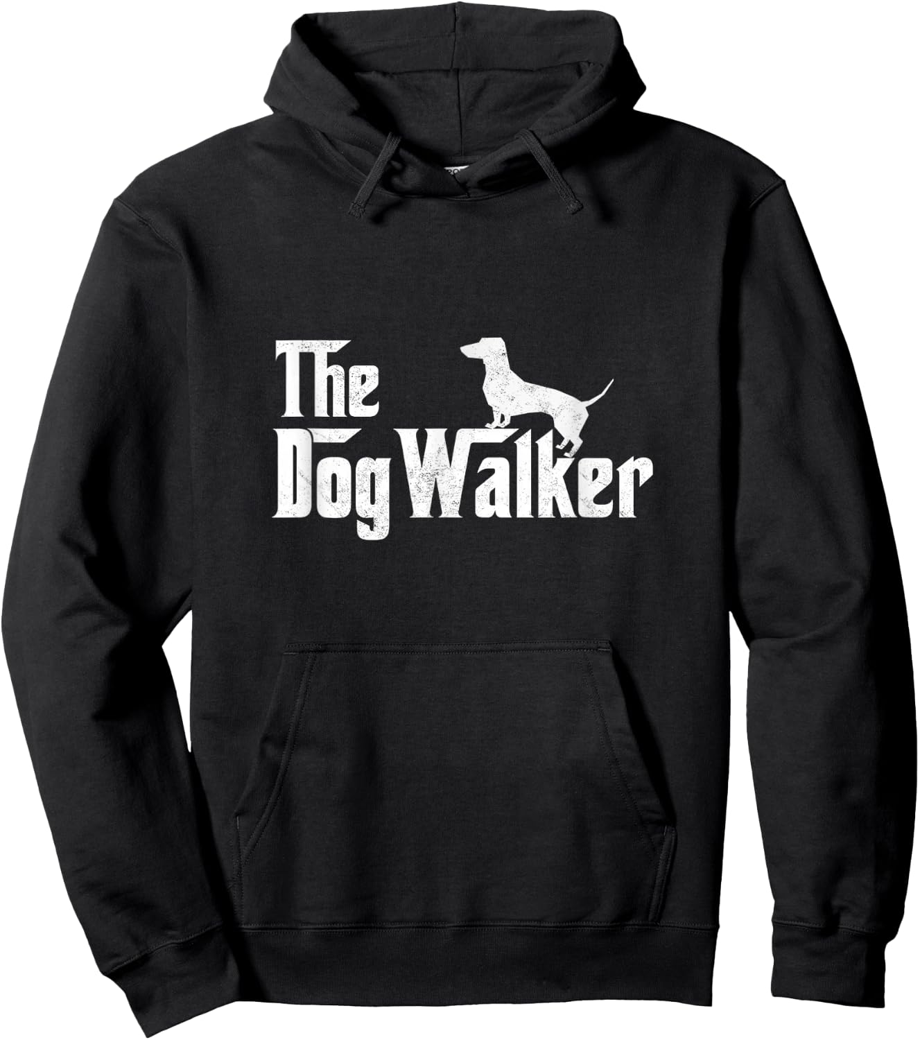 The Dogwalker Professional Dog Walkers Dogs Lover Puppies Hoodie - Hoodie | Black