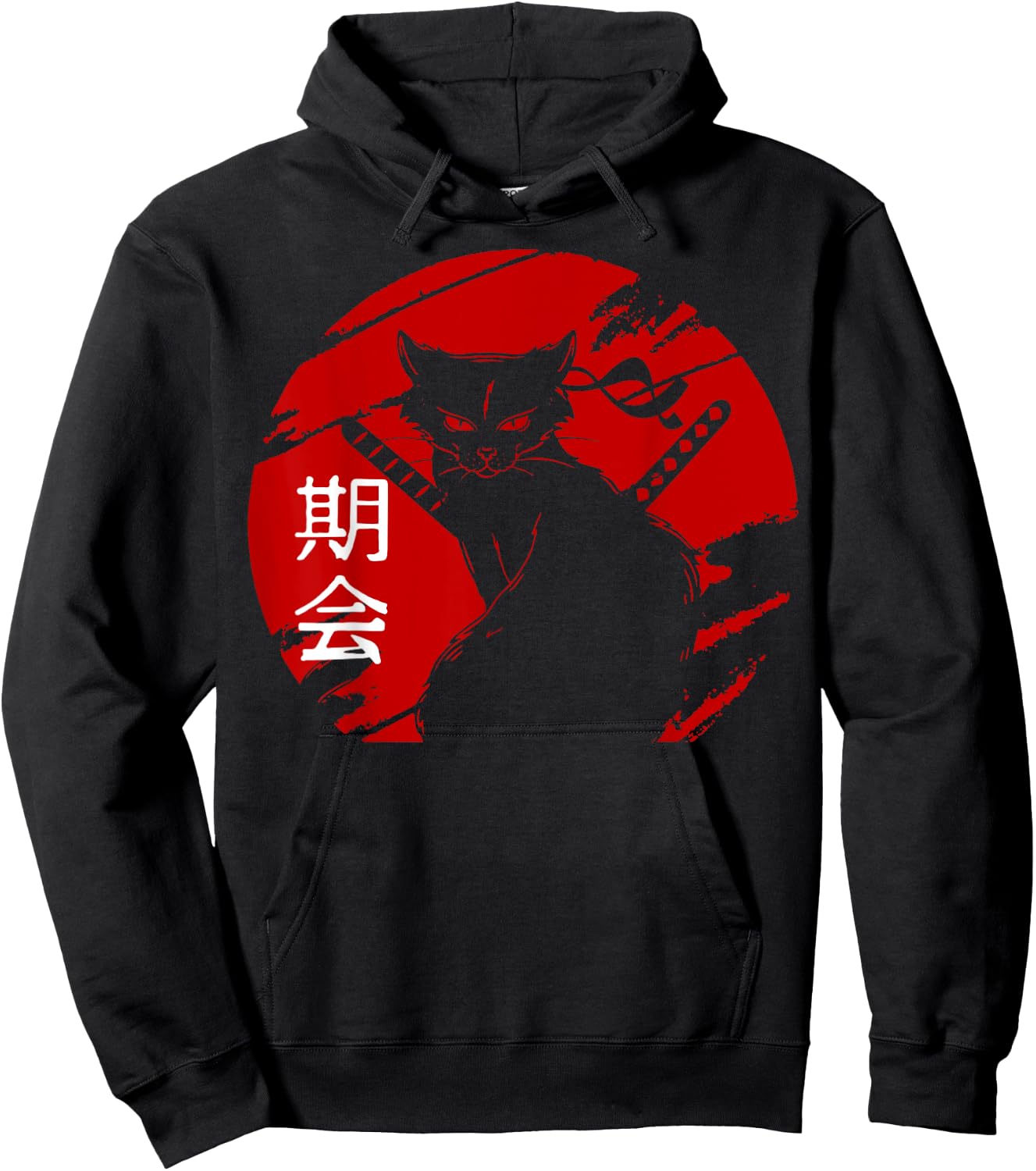 Kawaii Cat Japanese Anime Gifts For Cat Dad Men Women Kids Hoodie - Hoodie | Black