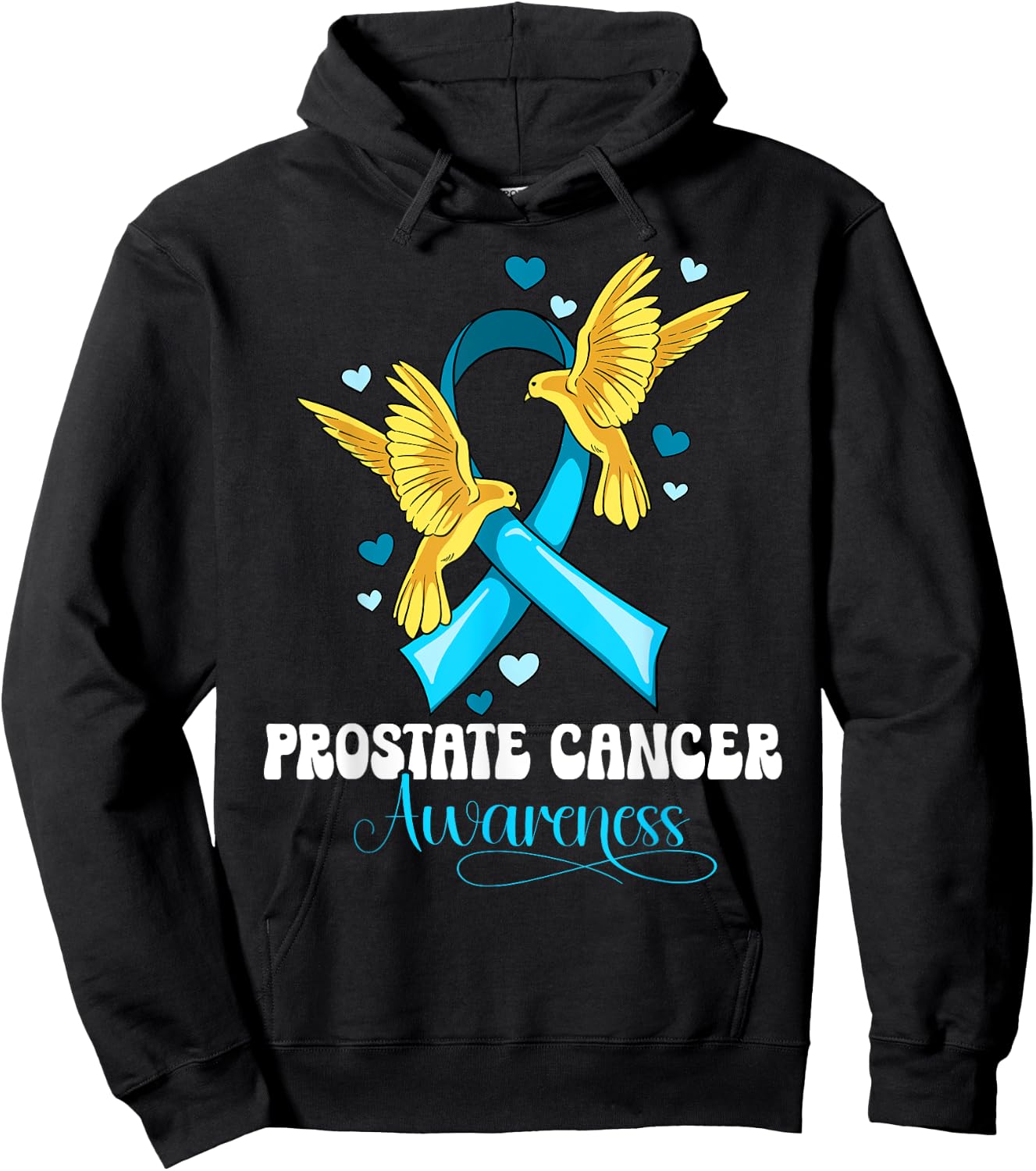 Prostate Cancer Awareness Hoodie - Hoodie | Black