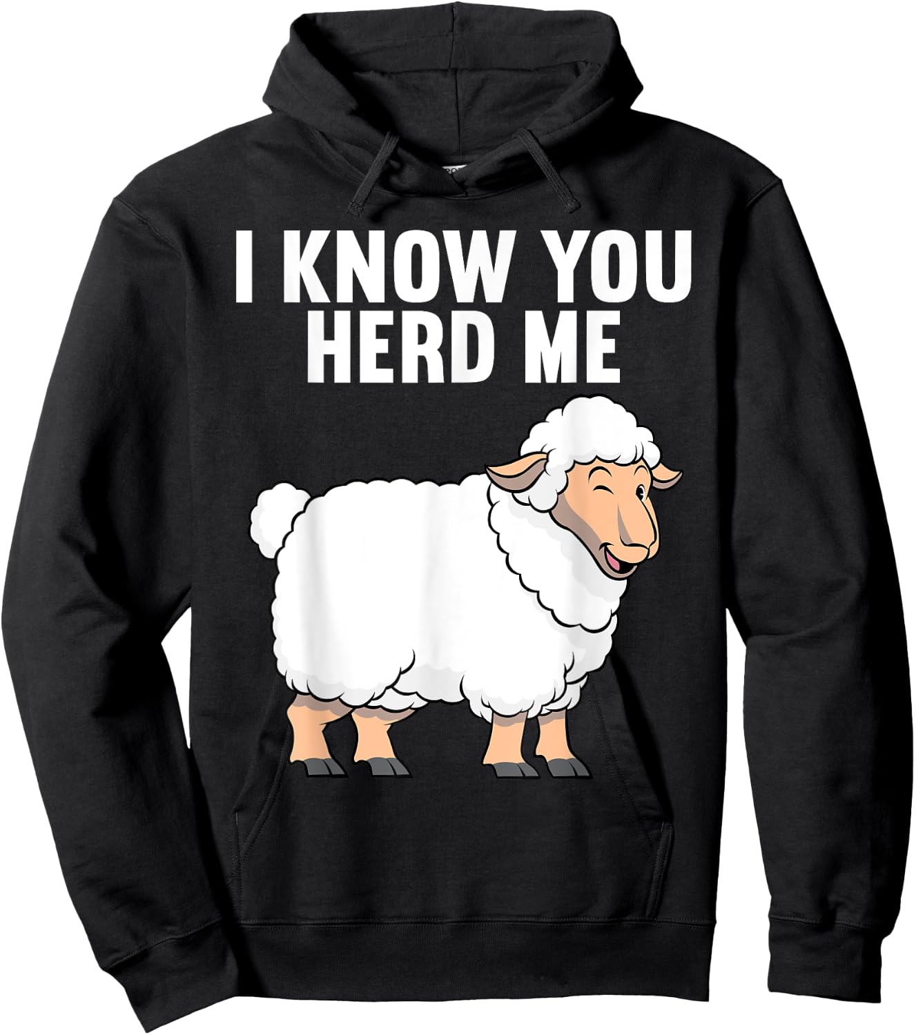 Cute Sheep Design Women Sheep Farm Animal Farmer Hoodie - Hoodie | Black