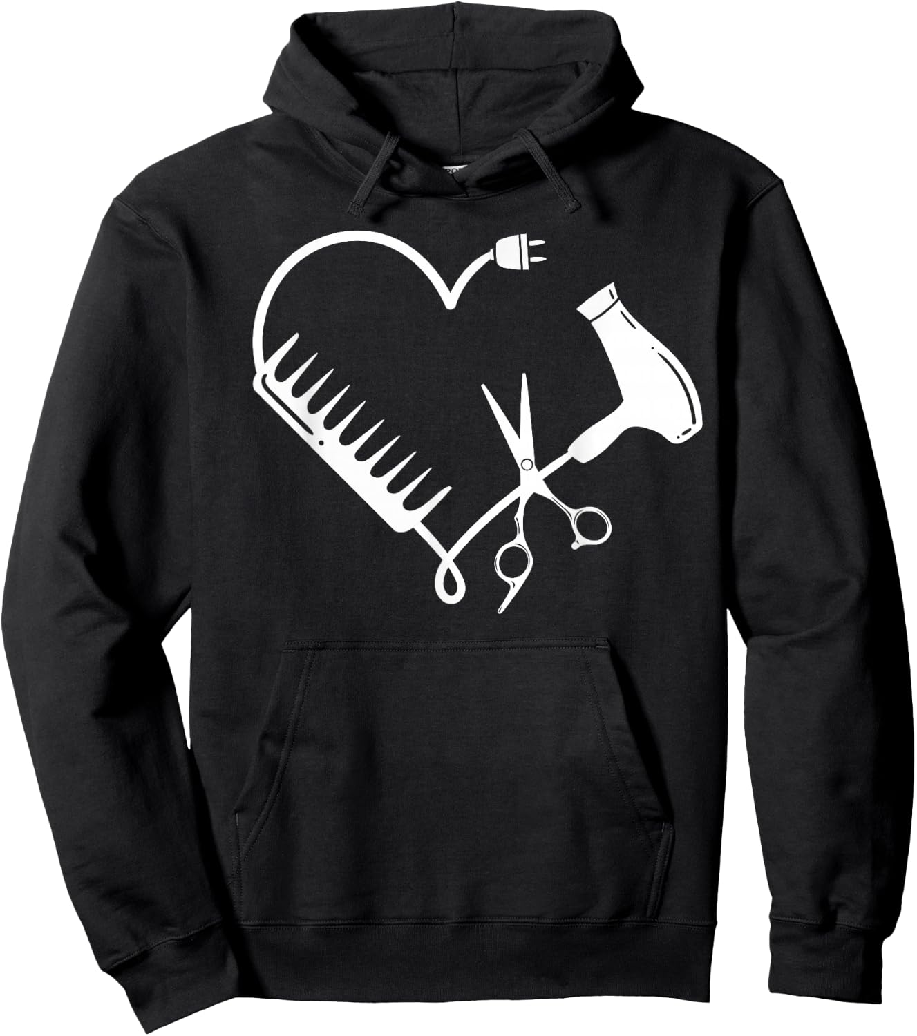 Hairdresser Hairstylists Hairstyling Beautician Hairdressing Small Hoodie - Hoodie | Black
