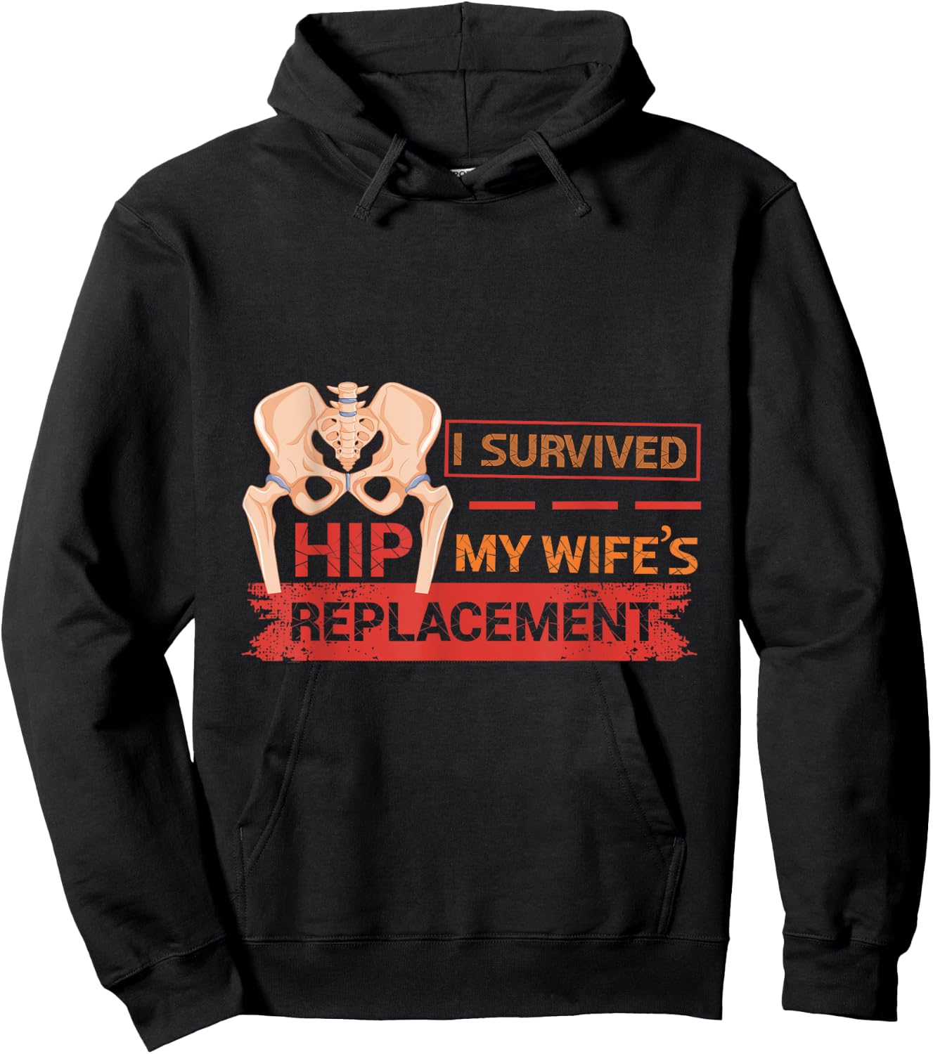 Hip Surgery Joint Replacement Recovery Funny Get Well Soon Hoodie - Hoodie | Black