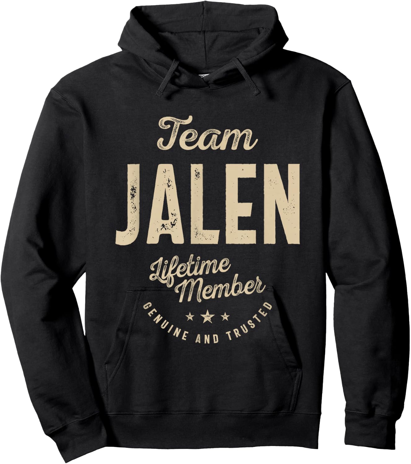 Team Jalen Lifetime Member - Name Jalen Hoodie - Hoodie | Black