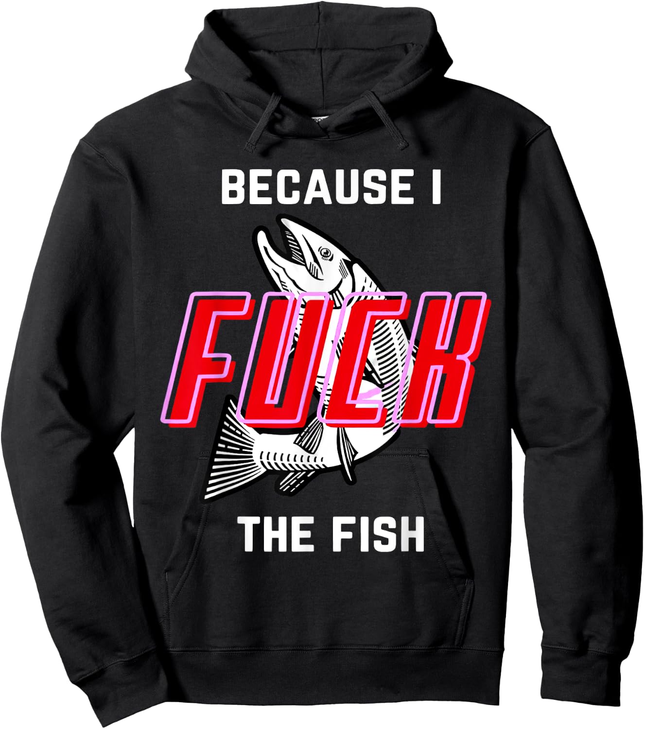 Fish Want Me Women Fear Me Because I The Fish Hoodie - Hoodie | Black