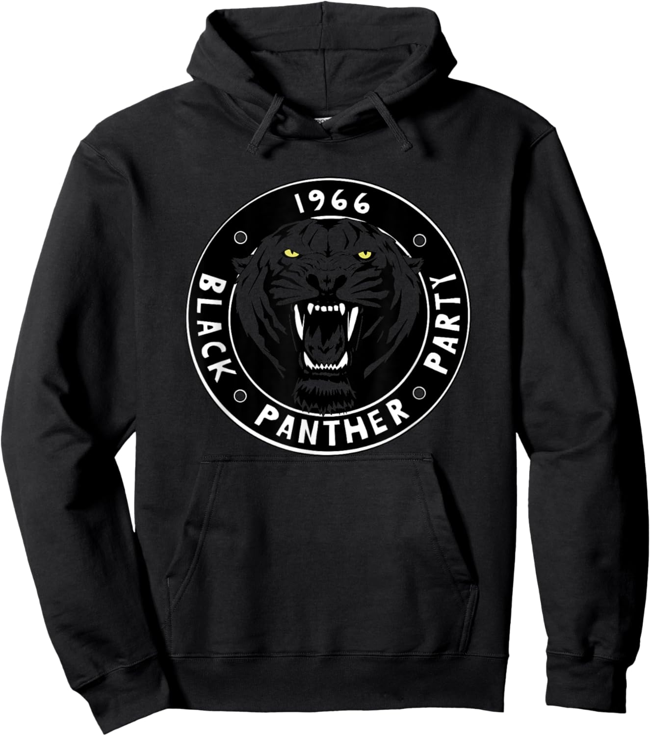Vintage Black History Panther Party Logo 1966 Hoodie - Hoodie | Black