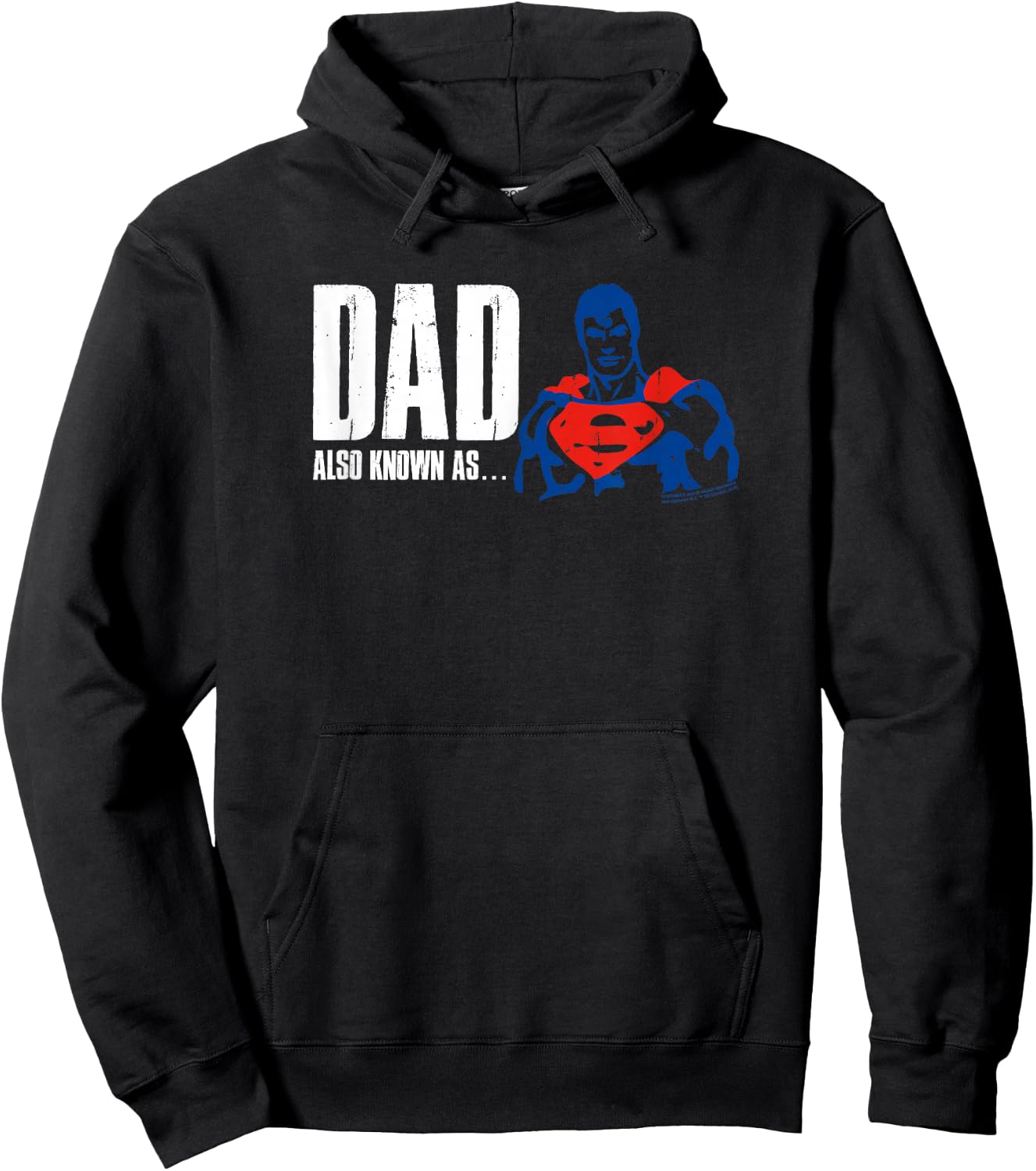 Superman Also Known As Dad Hoodie - Hoodie | Black