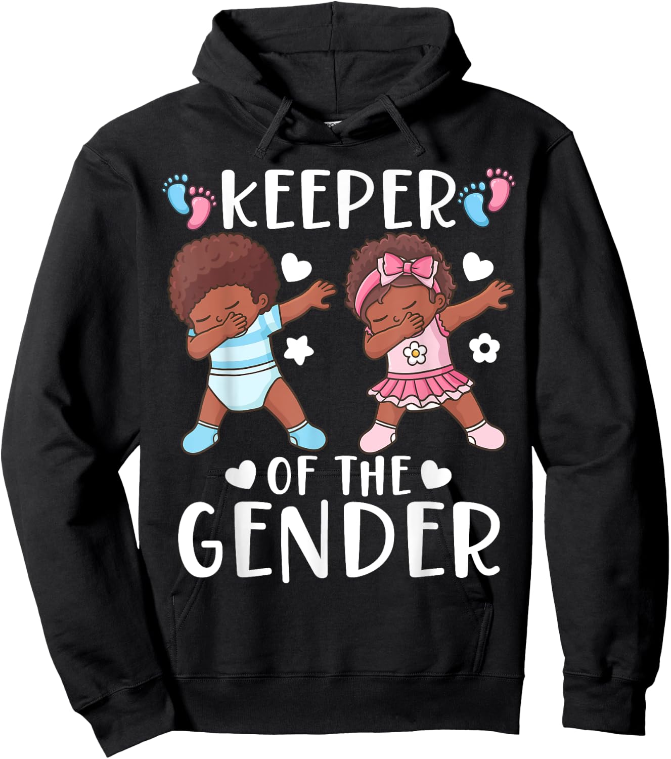 Gender Reveal Keeper of the Gender Hoodie - Hoodie | Black