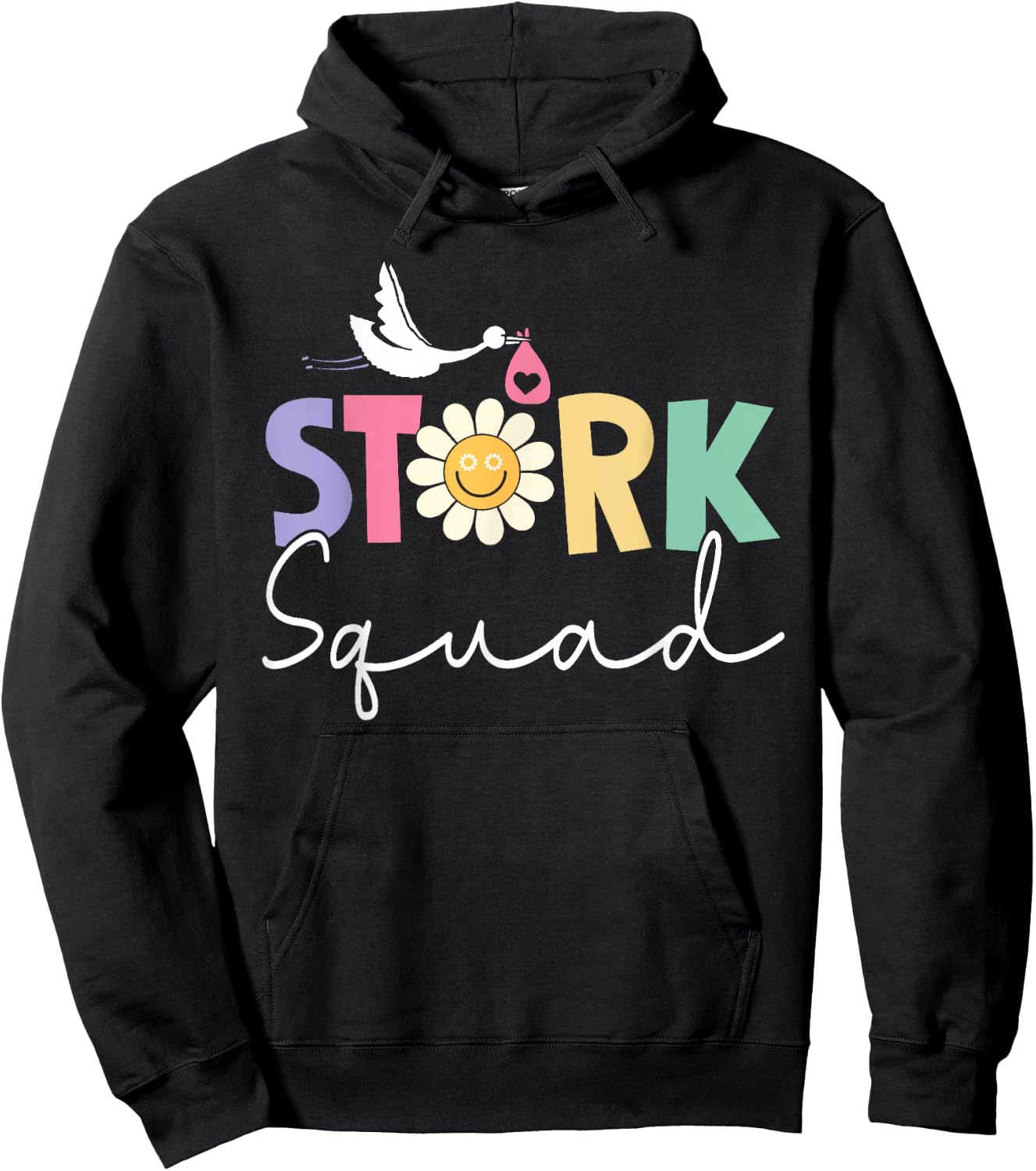 Stork Squad Labor And Delivery Nurse L And D Nurse Ob Nurse Hoodie - Hoodie | Black