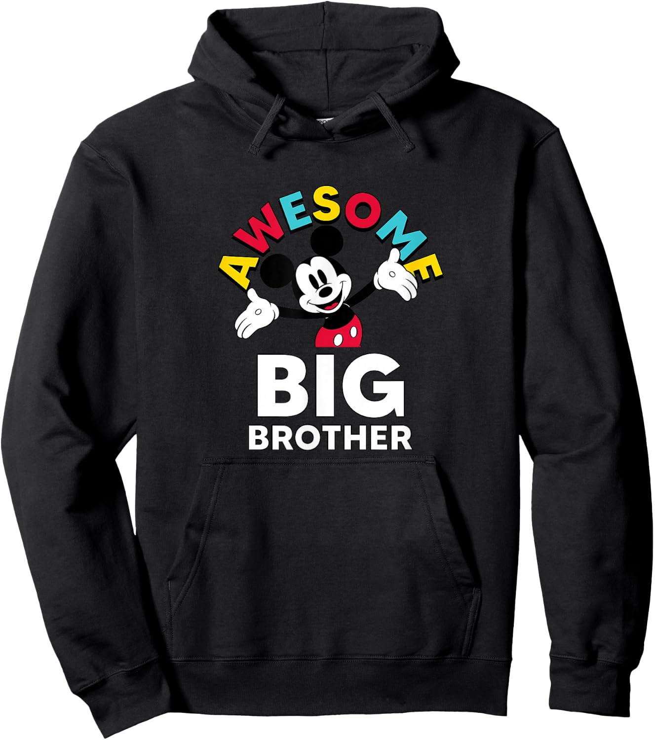 Disney - Mickey Awesome Big Brother Hoodie - Hoodie | Black