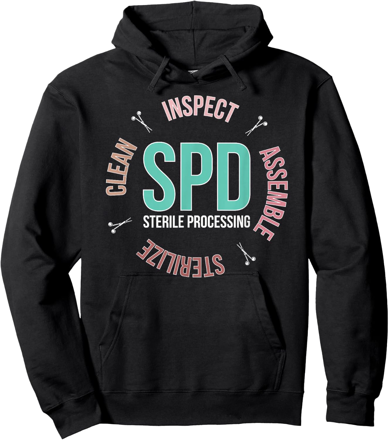 Sterile Processing Tech Sterile Processing Technician Hoodie - Hoodie | Black