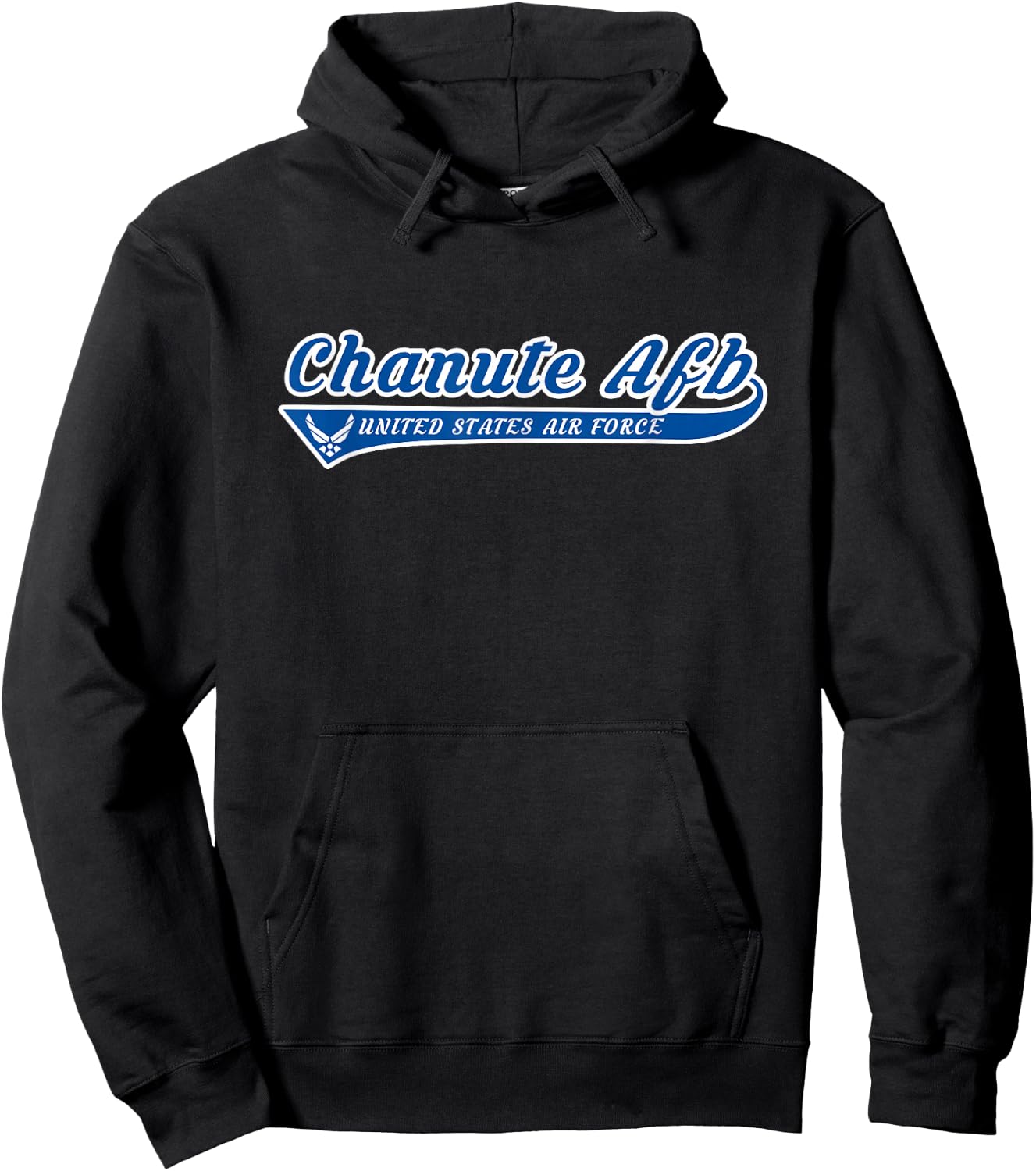 Chanute Air Force Base - Chanute AFB Illinois IL Vintage Hoodie - Hoodie | Black