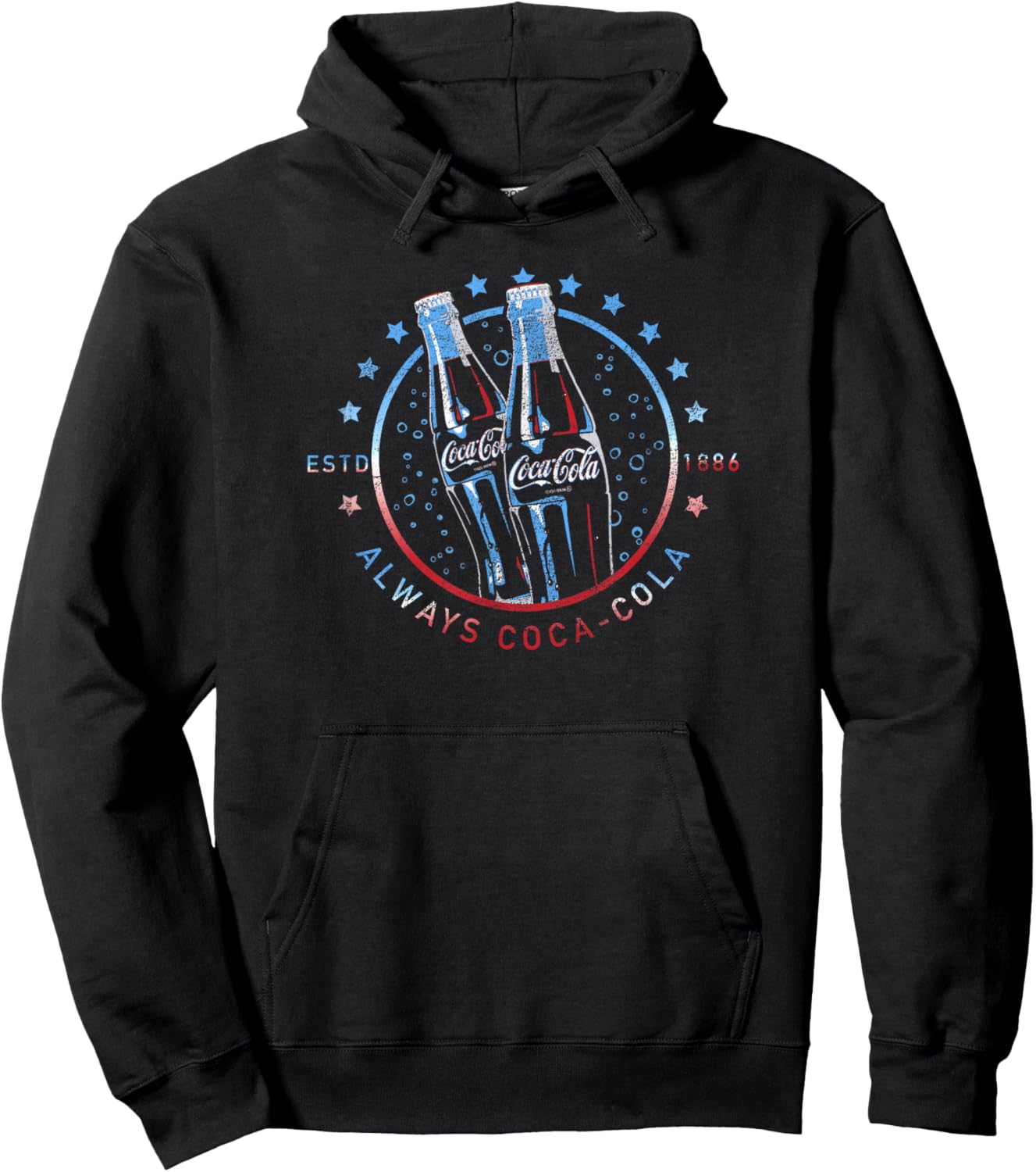 Coca-Cola Fourth of July Vintage Always Logo Hoodie - Hoodie | Black