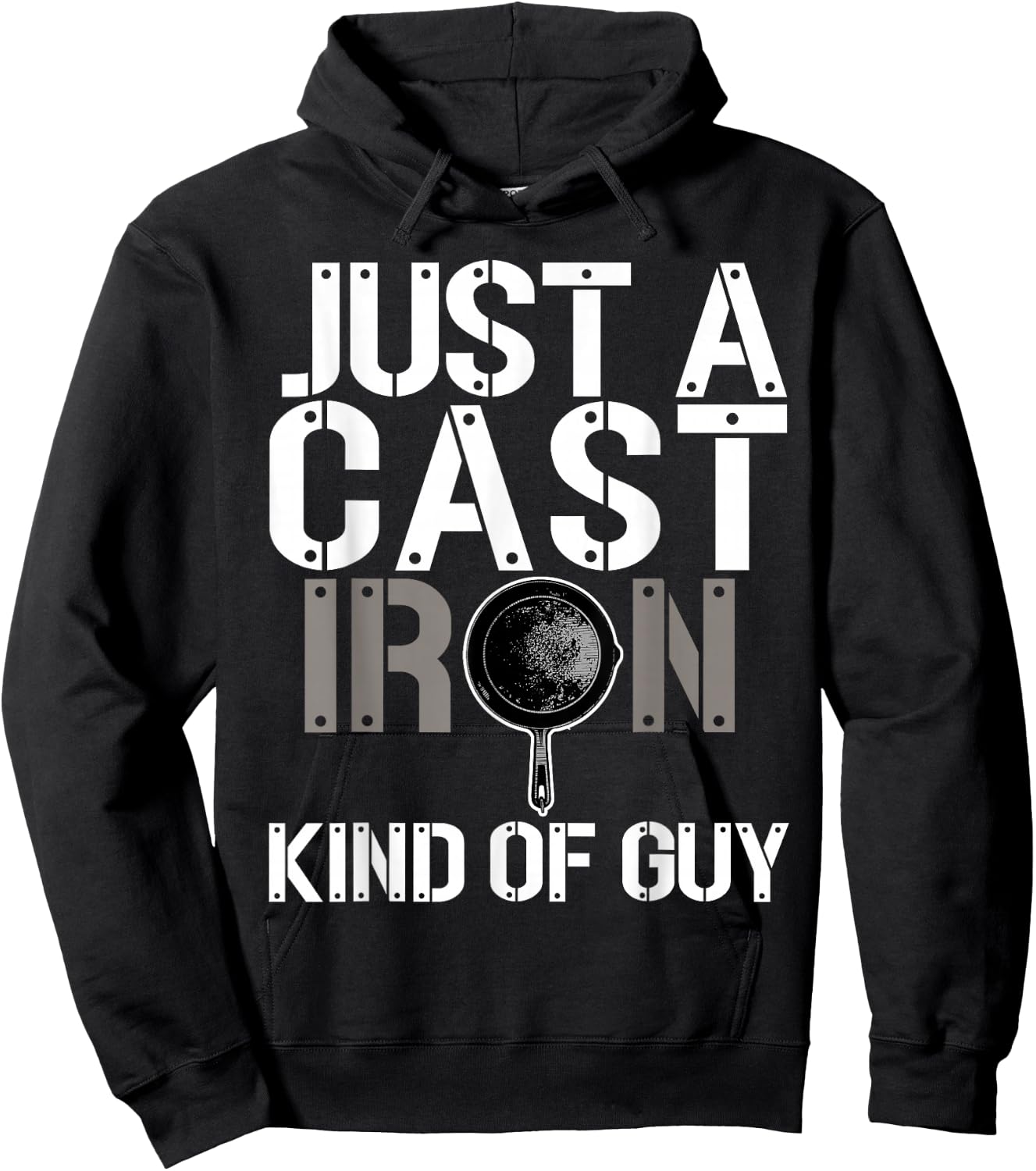 Cast Iron Pan Lover Frying Skillet Funny Cooking Chef Hoodie - Hoodie | Black