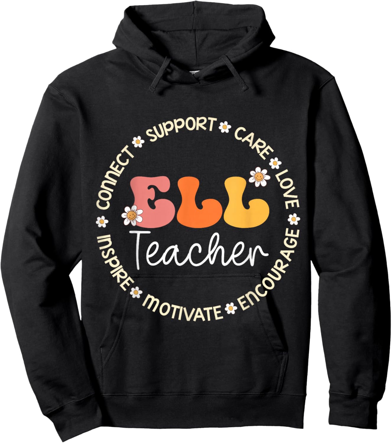 ELL Teacher Appreciation Week Back to School Hoodie - Hoodie | Black