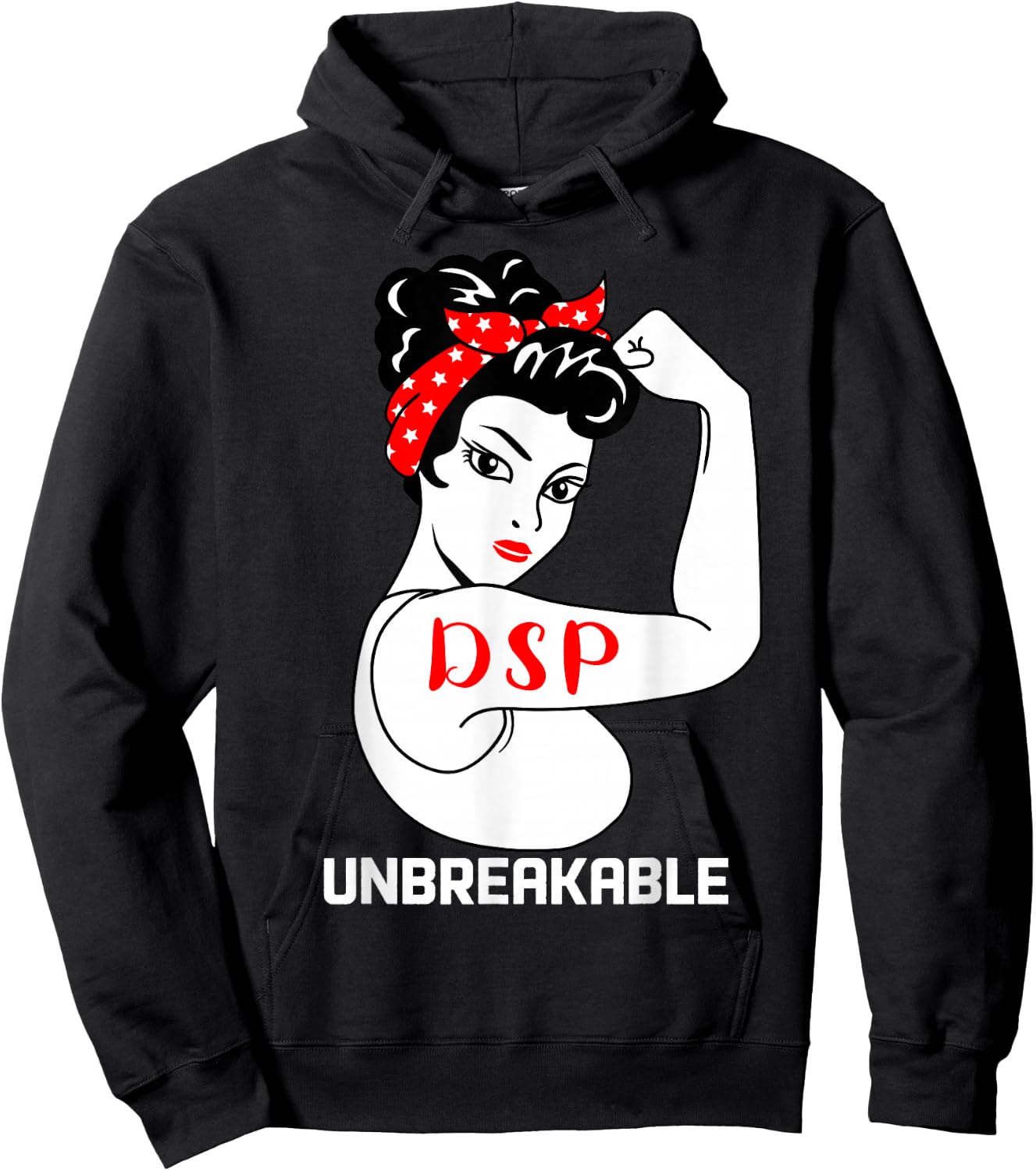DSP Unbreakable Funny Direct Support Professional Hoodie - Hoodie | Black