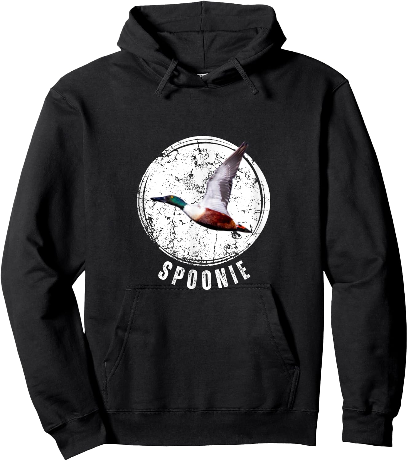 Duck Hunting Shirt Spoonie Northern Shoveler Hoodie - Hoodie | Black
