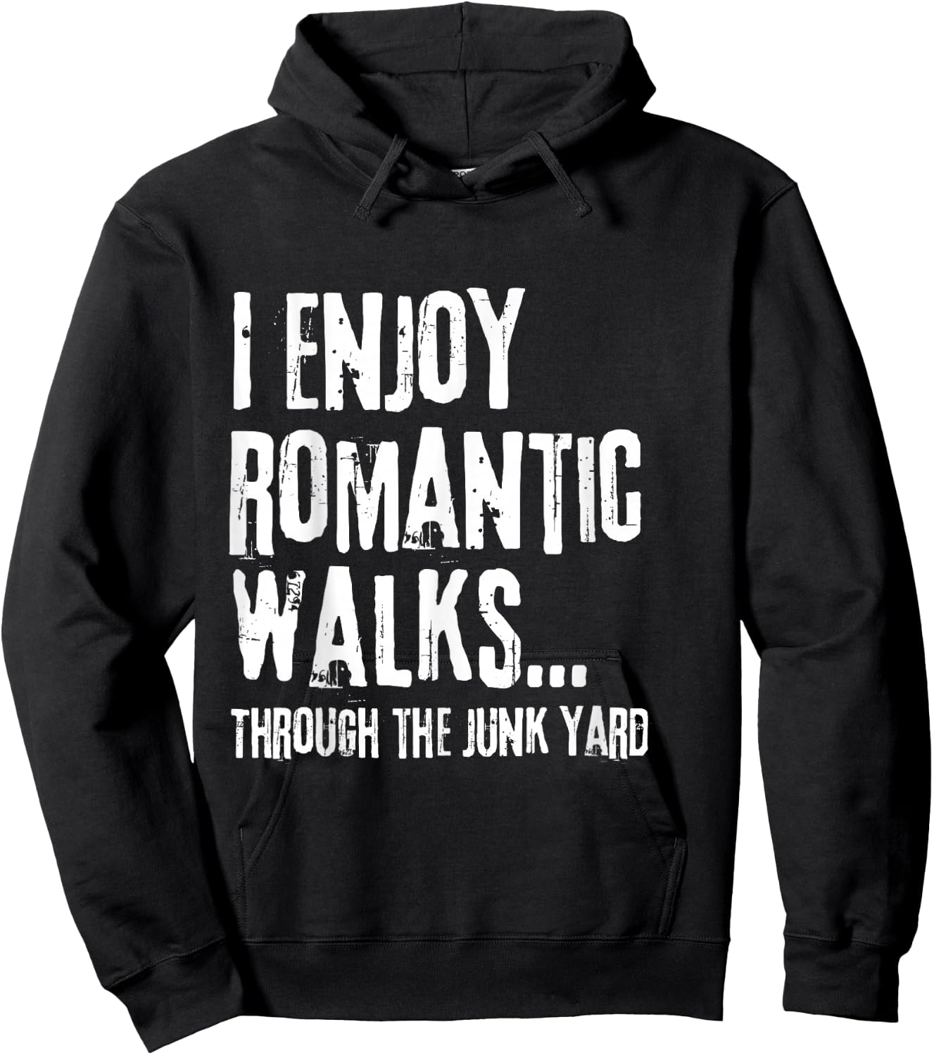 Funny Junking Vintage Junk Yard Retro Thrifting Hoodie - Hoodie | Black
