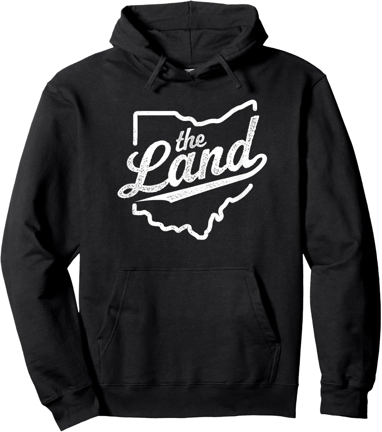 Retro "The Land" Cleveland Ohio Classic Throwback Souvenir Hoodie - Hoodie | Black