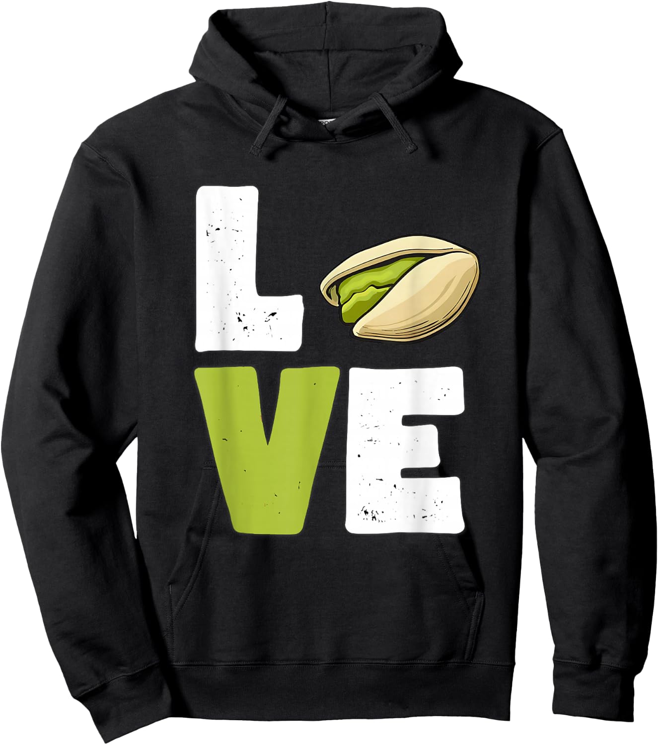 Love pistachio men Shirt pistachio Lovers and girl Hoodie - Hoodie | Black