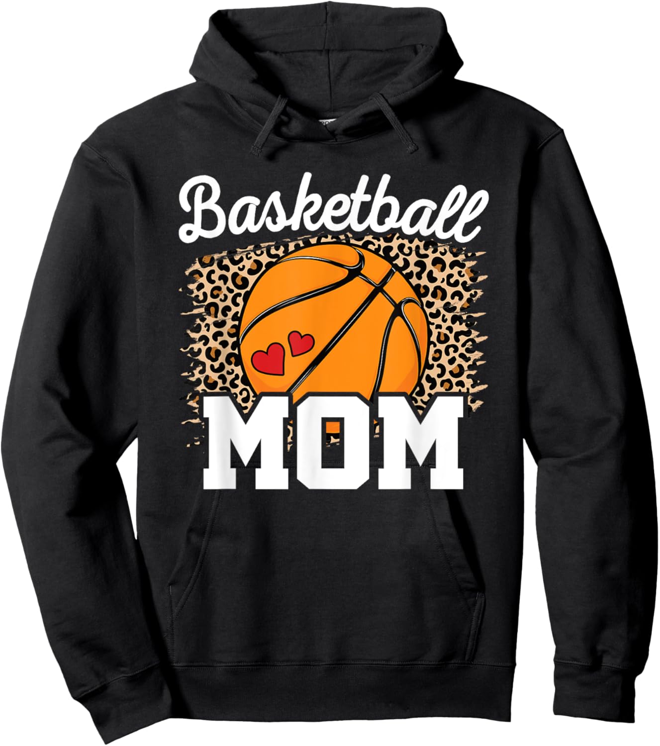 Basketball Mom Basketball Player Mama Hoodie - Hoodie | Black